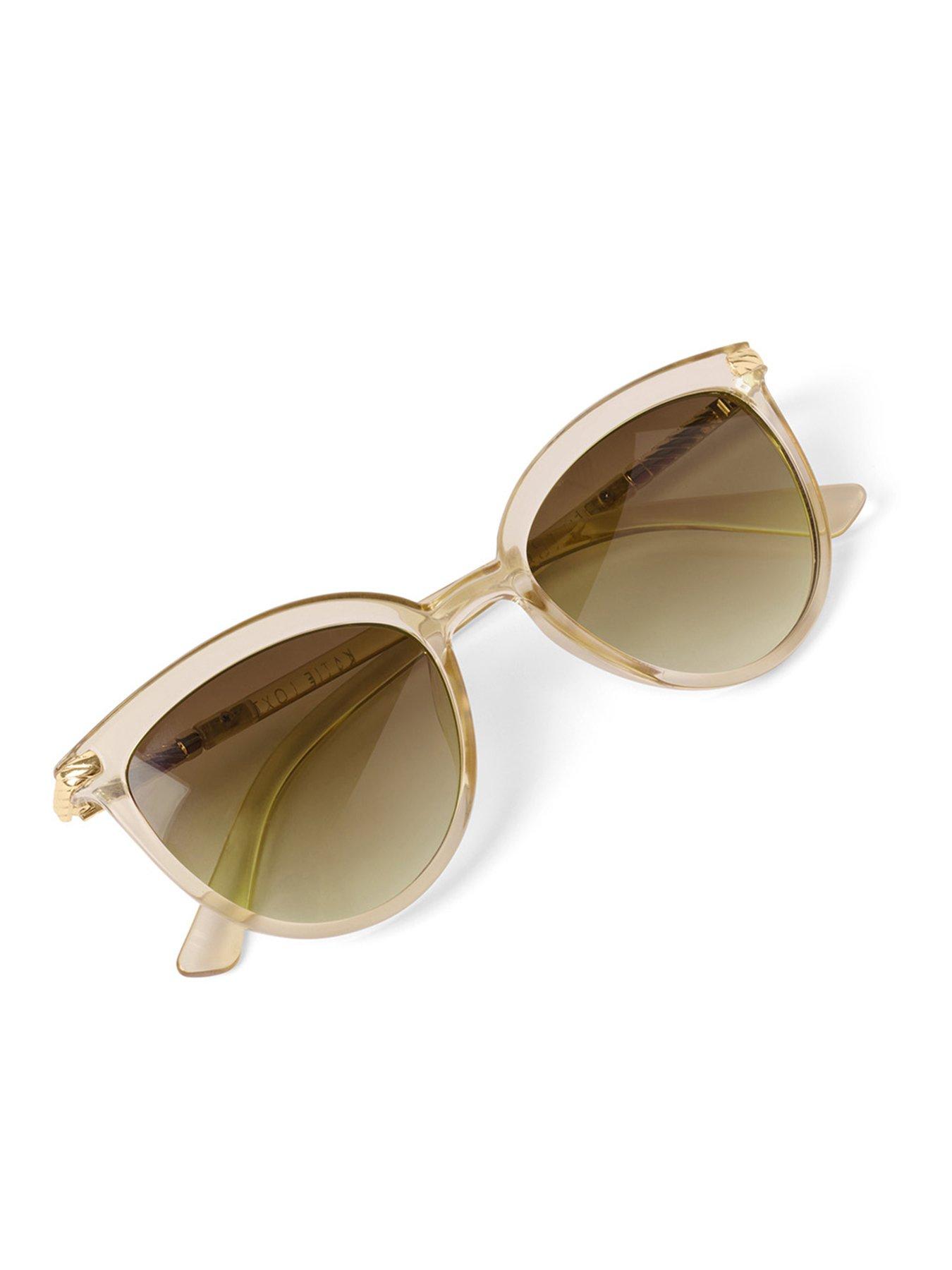Image 3 of 6 of Katie Loxton Ravello Sunglasses - Nude Transparent