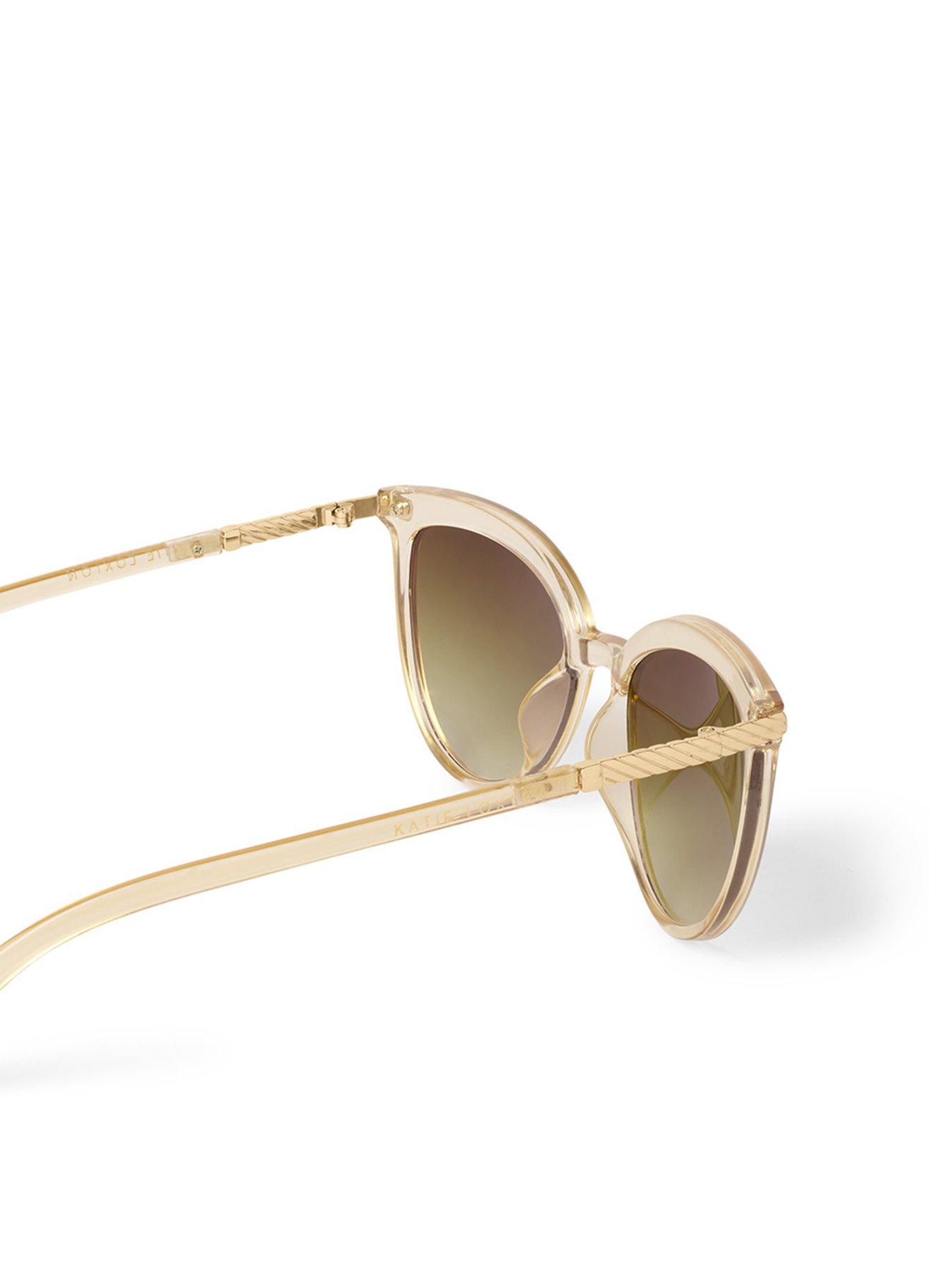 Image 4 of 6 of Katie Loxton Ravello Sunglasses - Nude Transparent