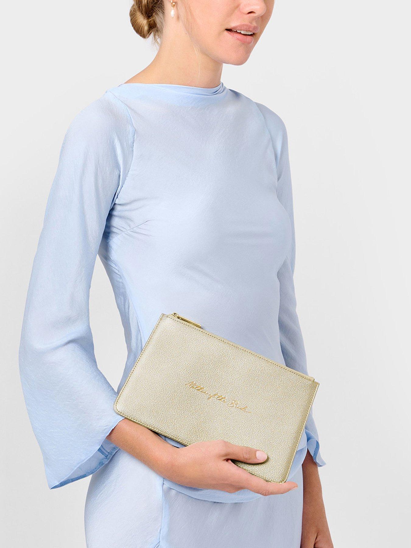 undefined Bridal Sentiment Pouch Mother Of The Bride In Gold