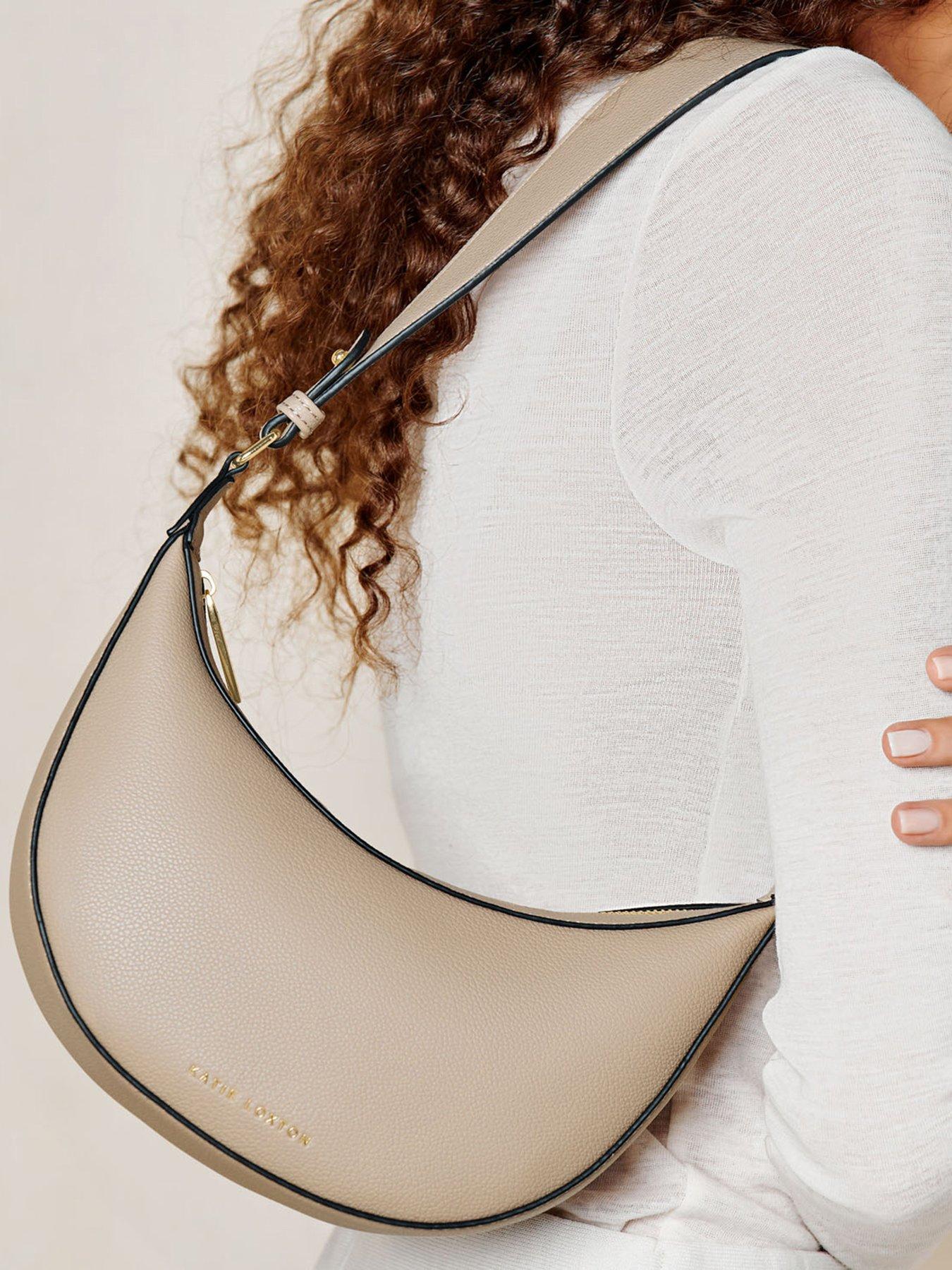 Image 1 of 5 of Katie Loxton Marni Small Shoulder Bag - Light Taupe