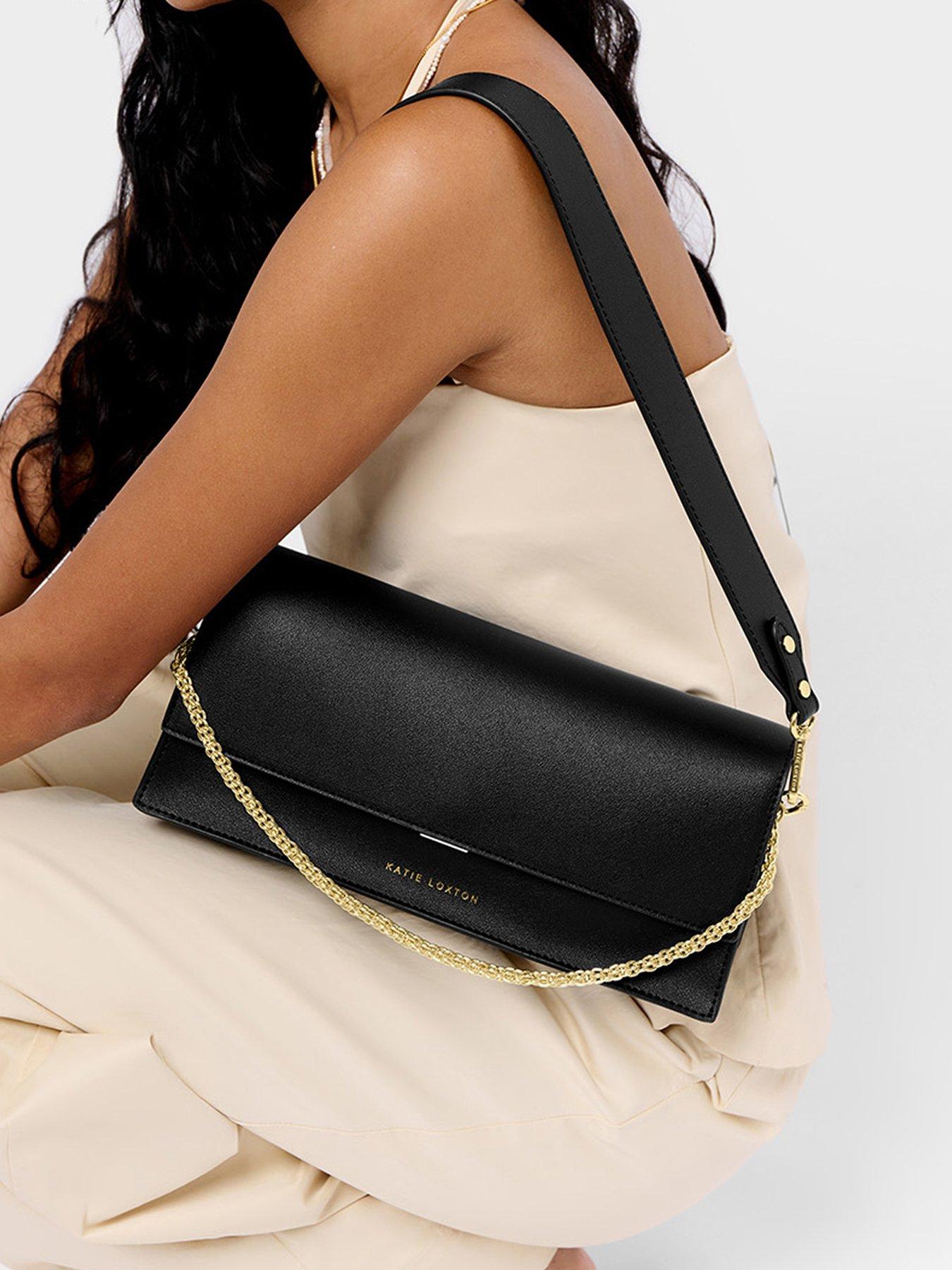 Image of Katie Loxton Tori Shoulder Bag In Black