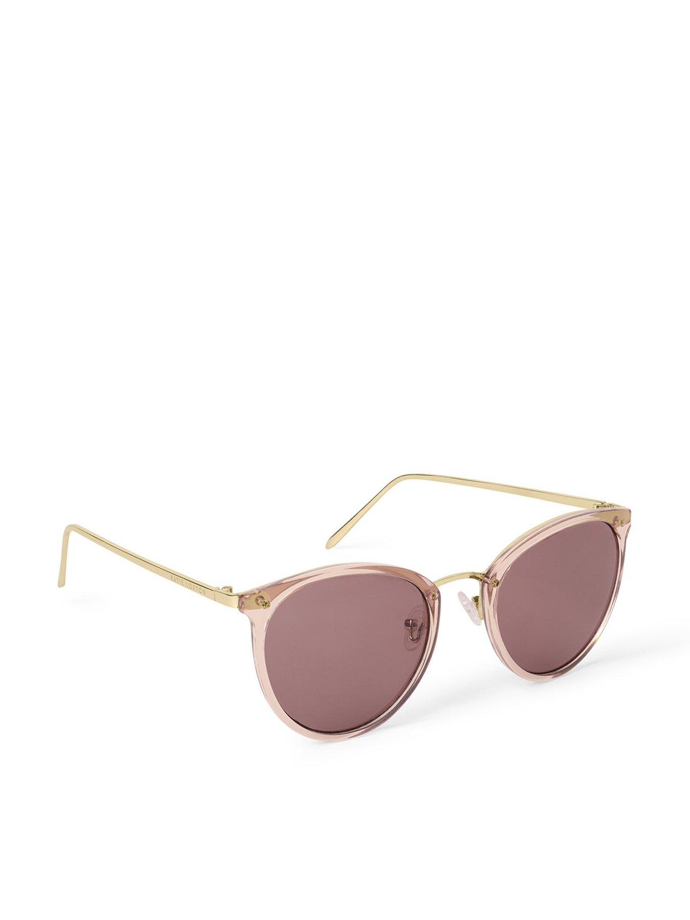 Image 2 of 6 of Katie Loxton Santorini Sunglasses - Pink Transparent