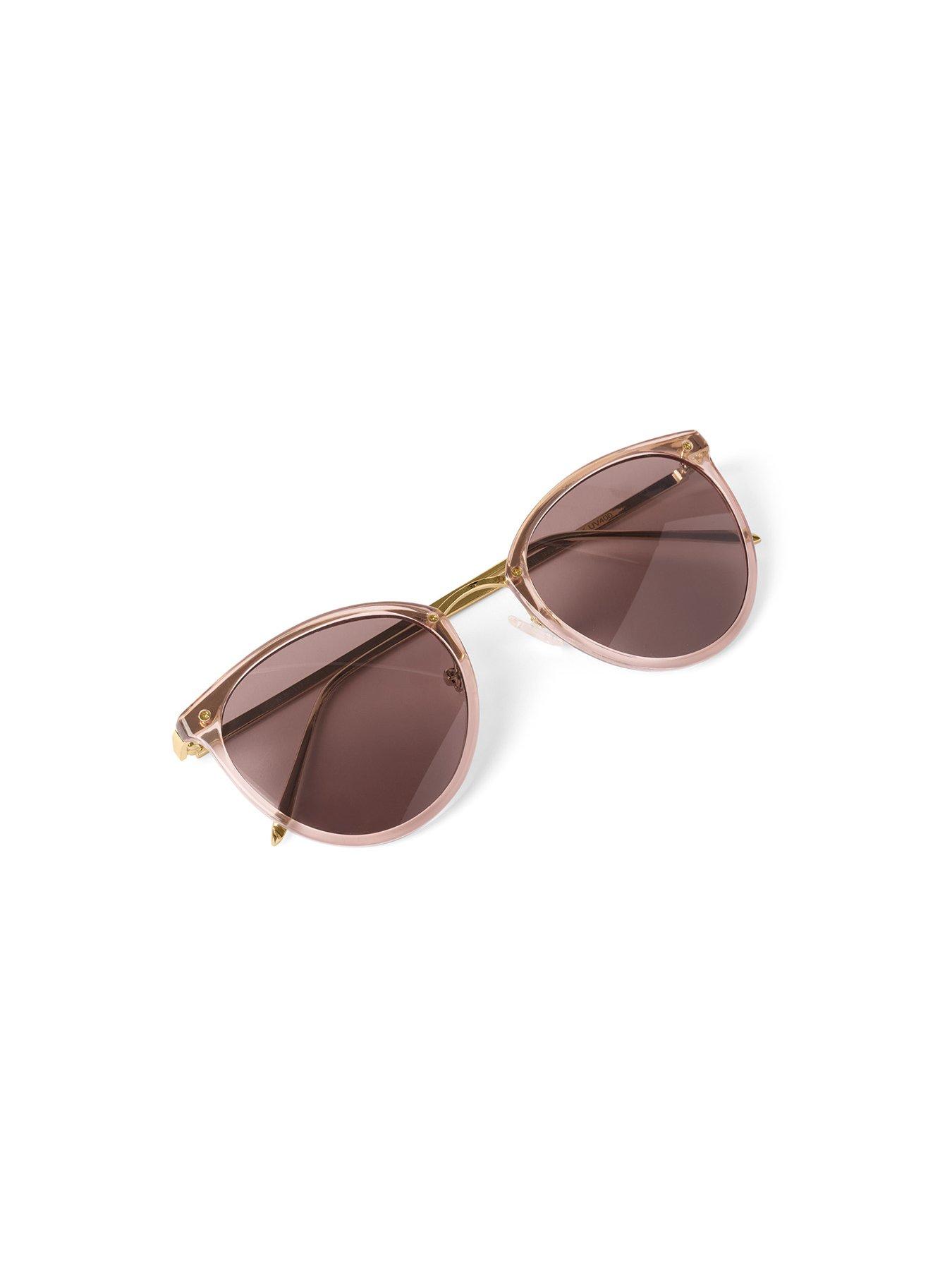 Image 3 of 6 of Katie Loxton Santorini Sunglasses - Pink Transparent