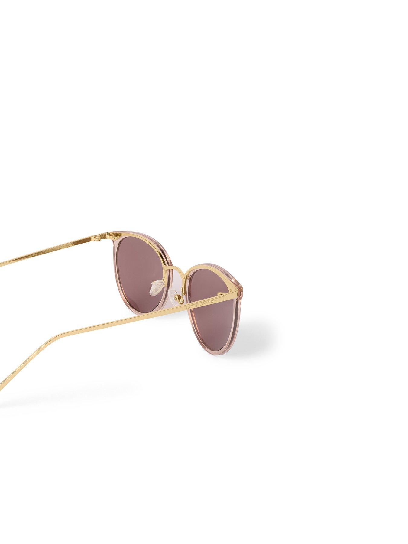Image 4 of 6 of Katie Loxton Santorini Sunglasses - Pink Transparent