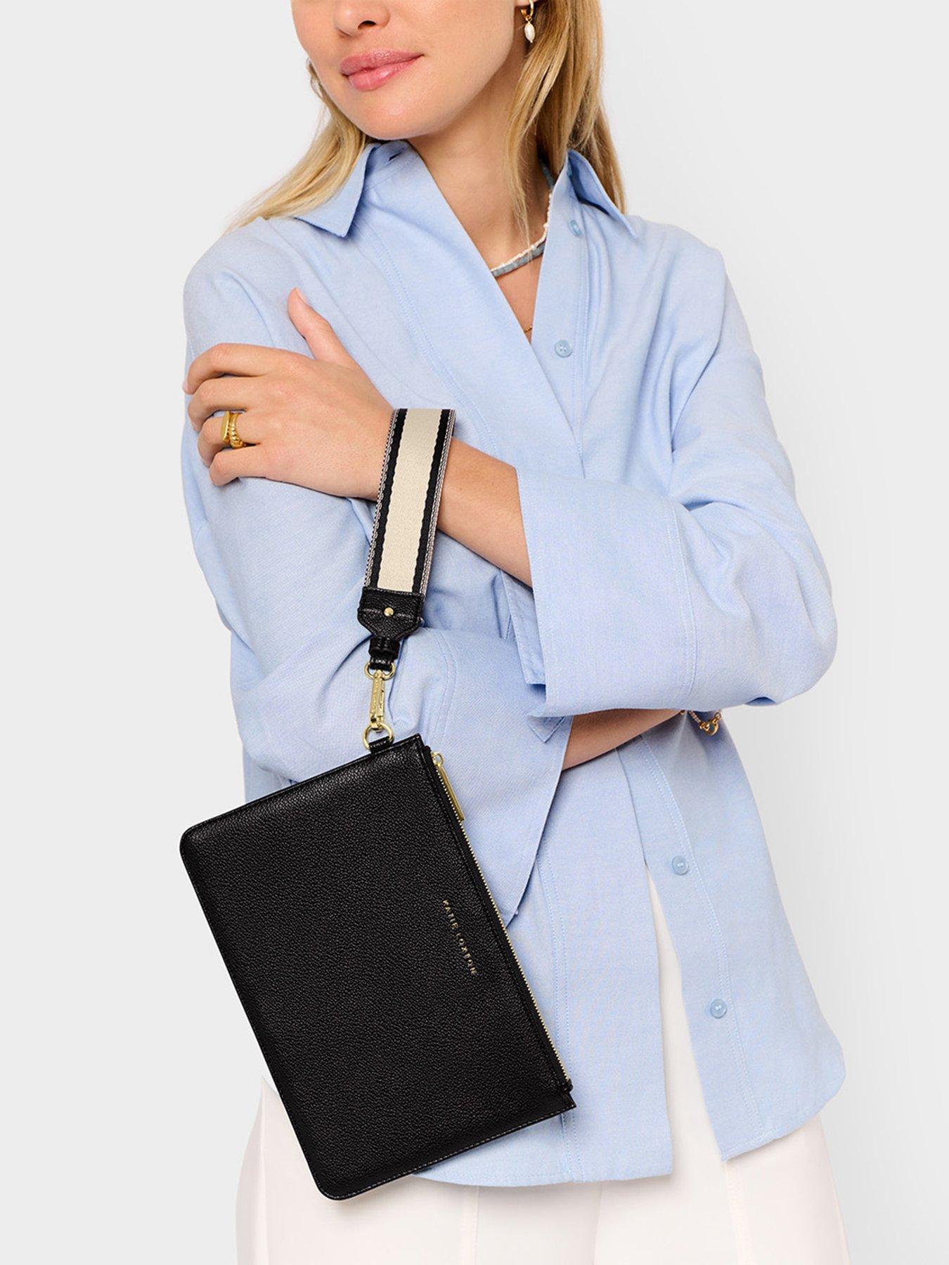 undefined Hallie Wristlet Pouch In Black