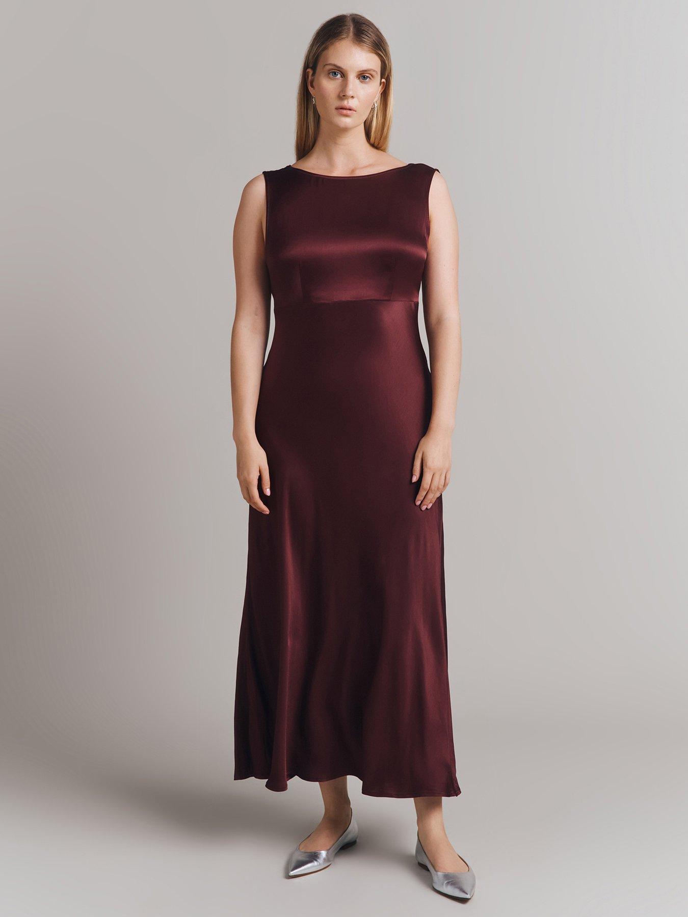 Image 1 of 4 of Ghost Aur&eacute;lie Dress - Wine