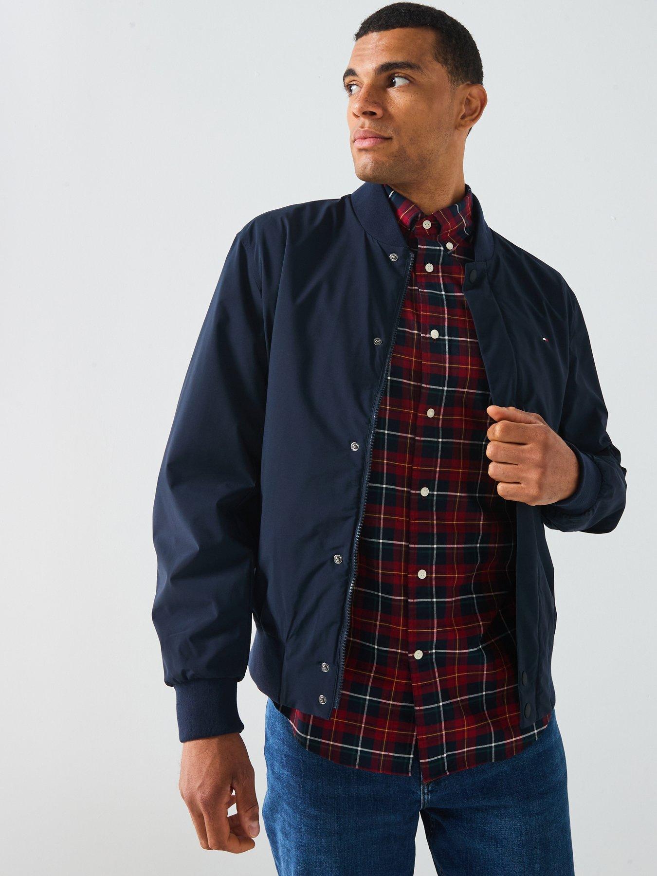 Tommy Hilfiger Nylon Stretch Bomber Jacket - Navy