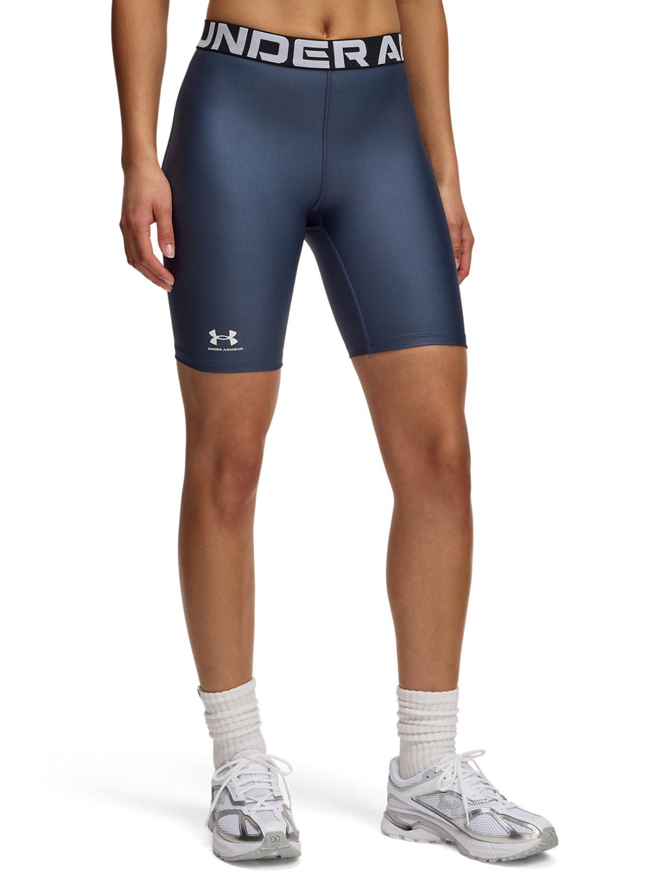 undefined Women's Training HeatGear® 8 Inch Bike Shorts - Grey
