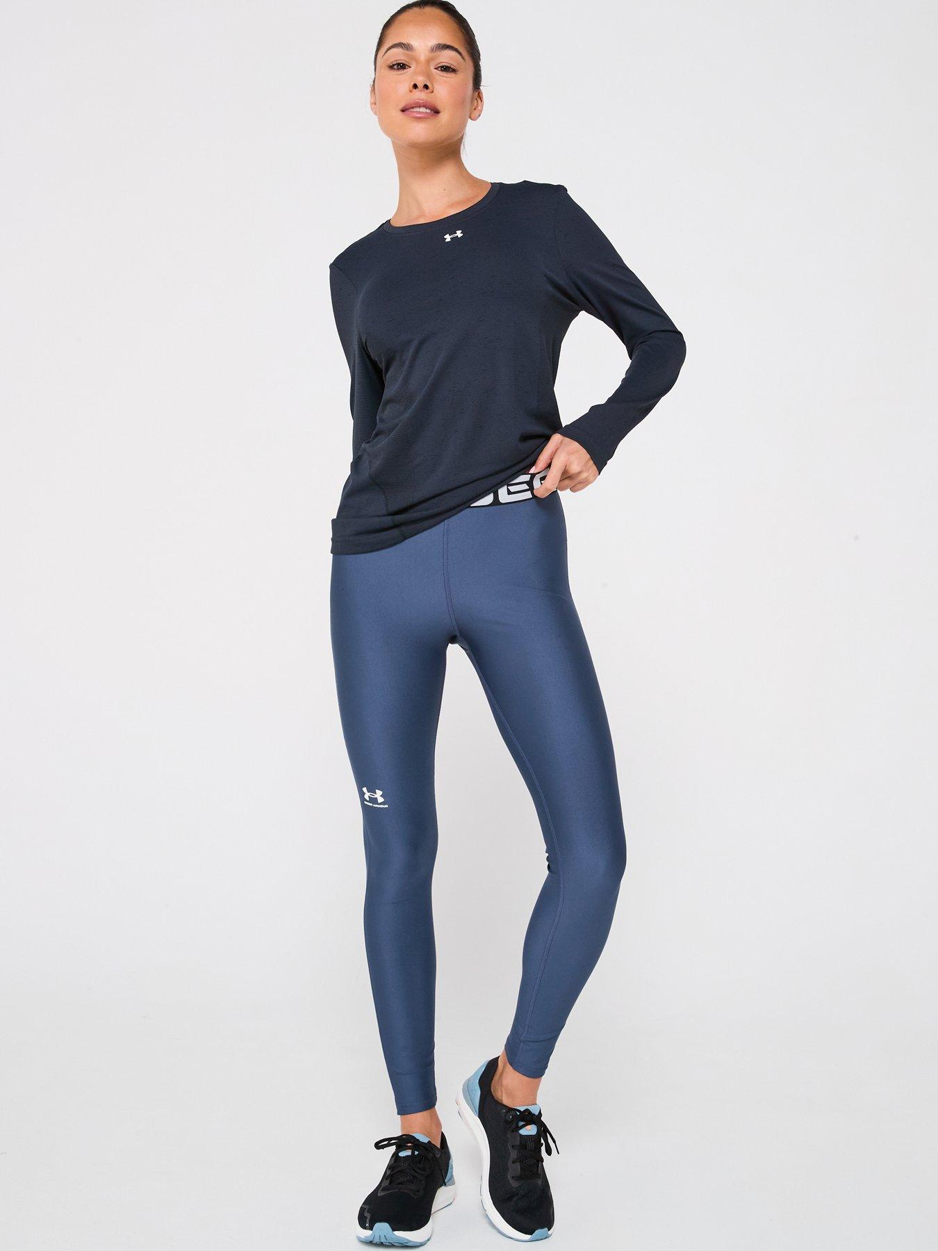 Image 3 of 6 of UNDER ARMOUR Womens Training Heatgear Tights - Grey