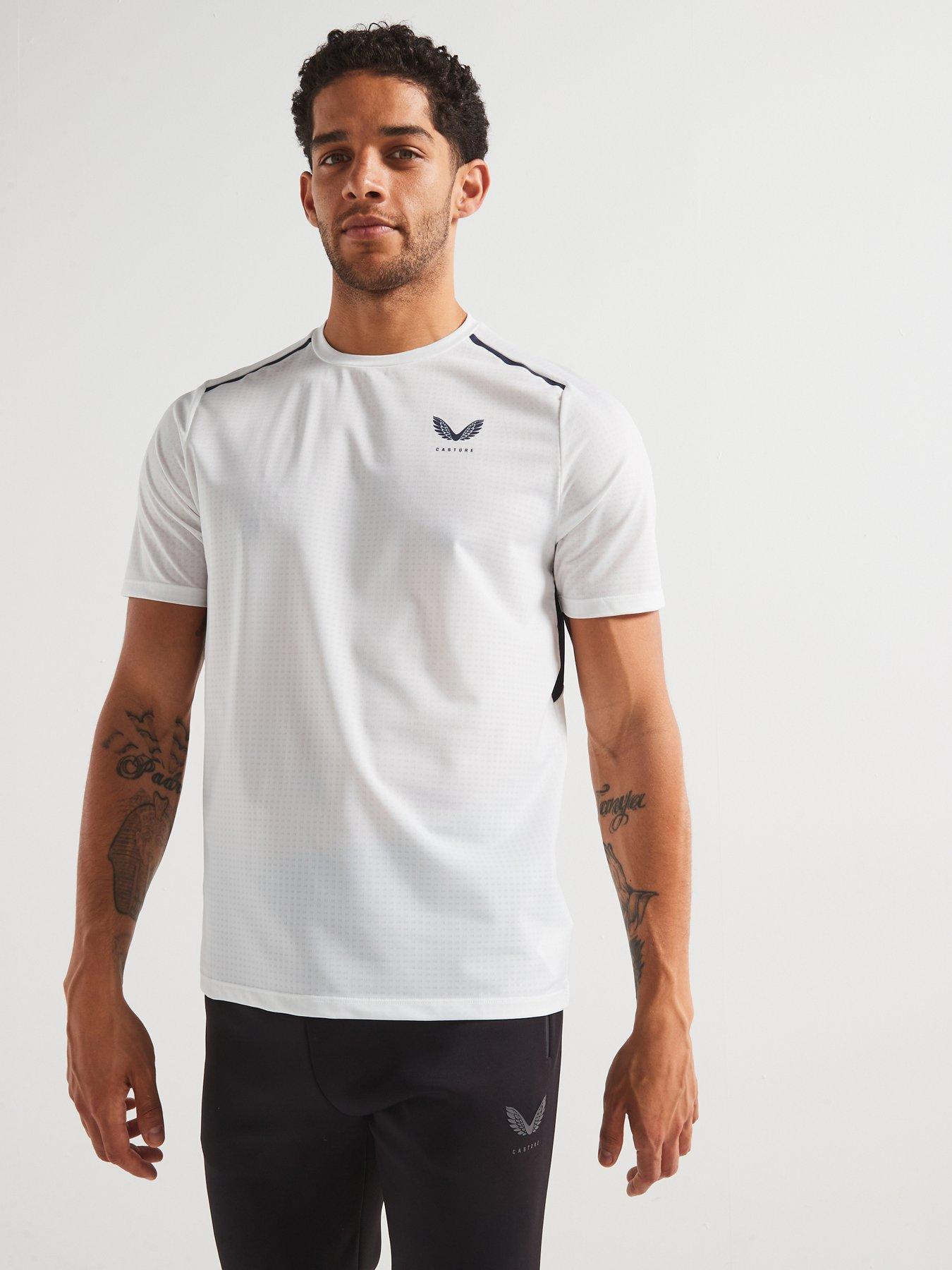 Image 1 of 5 of Castore Mens Training Apex Aeromesh 1/2 Zip - White