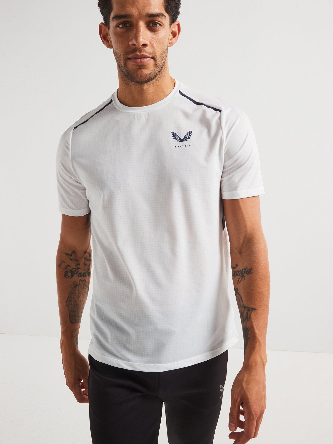Image 5 of 5 of Castore Mens Training Apex Aeromesh 1/2 Zip - White