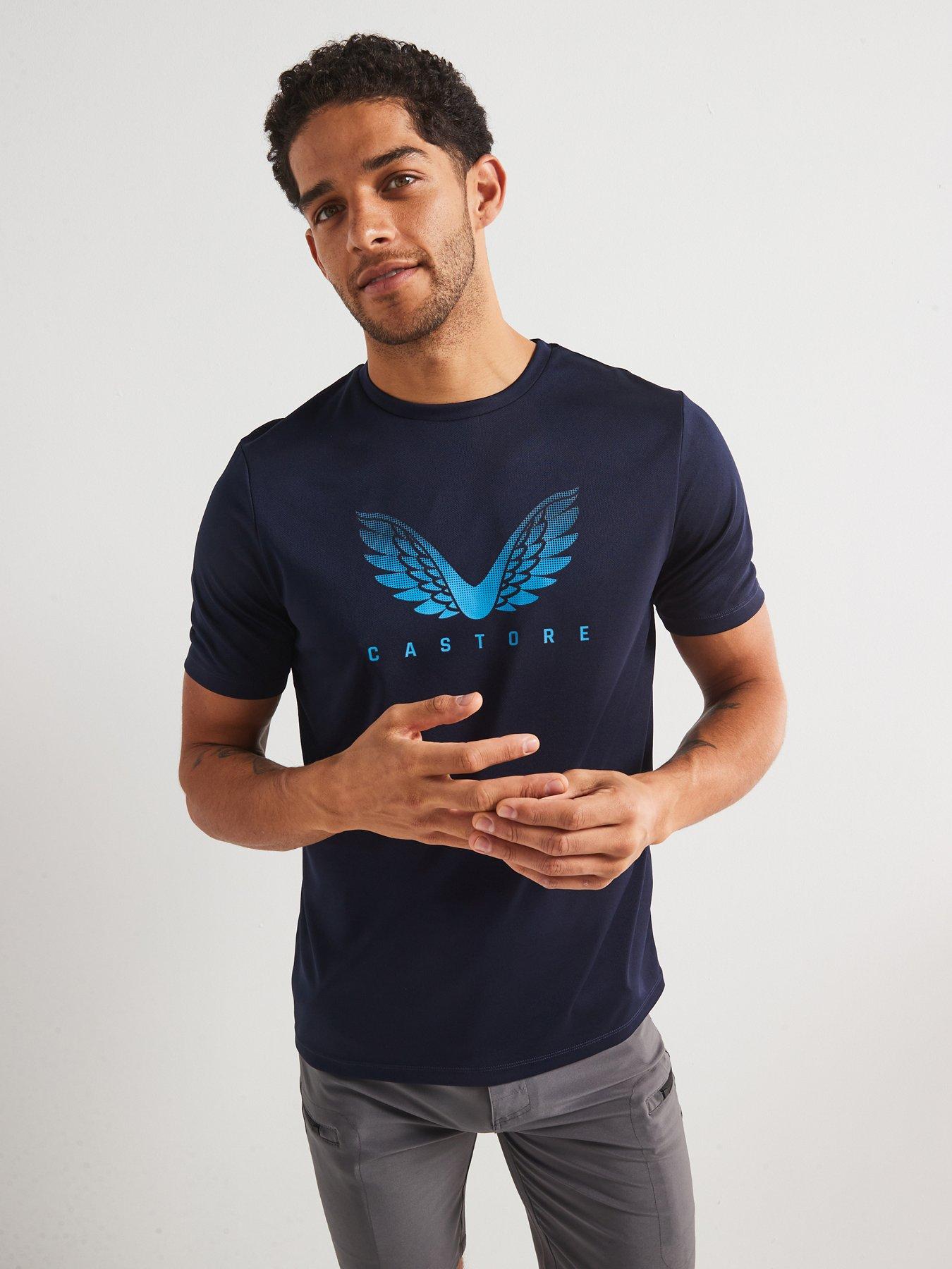 undefined Mens Training Adapt Short Sleeve Graphic T-Shirt - Navy