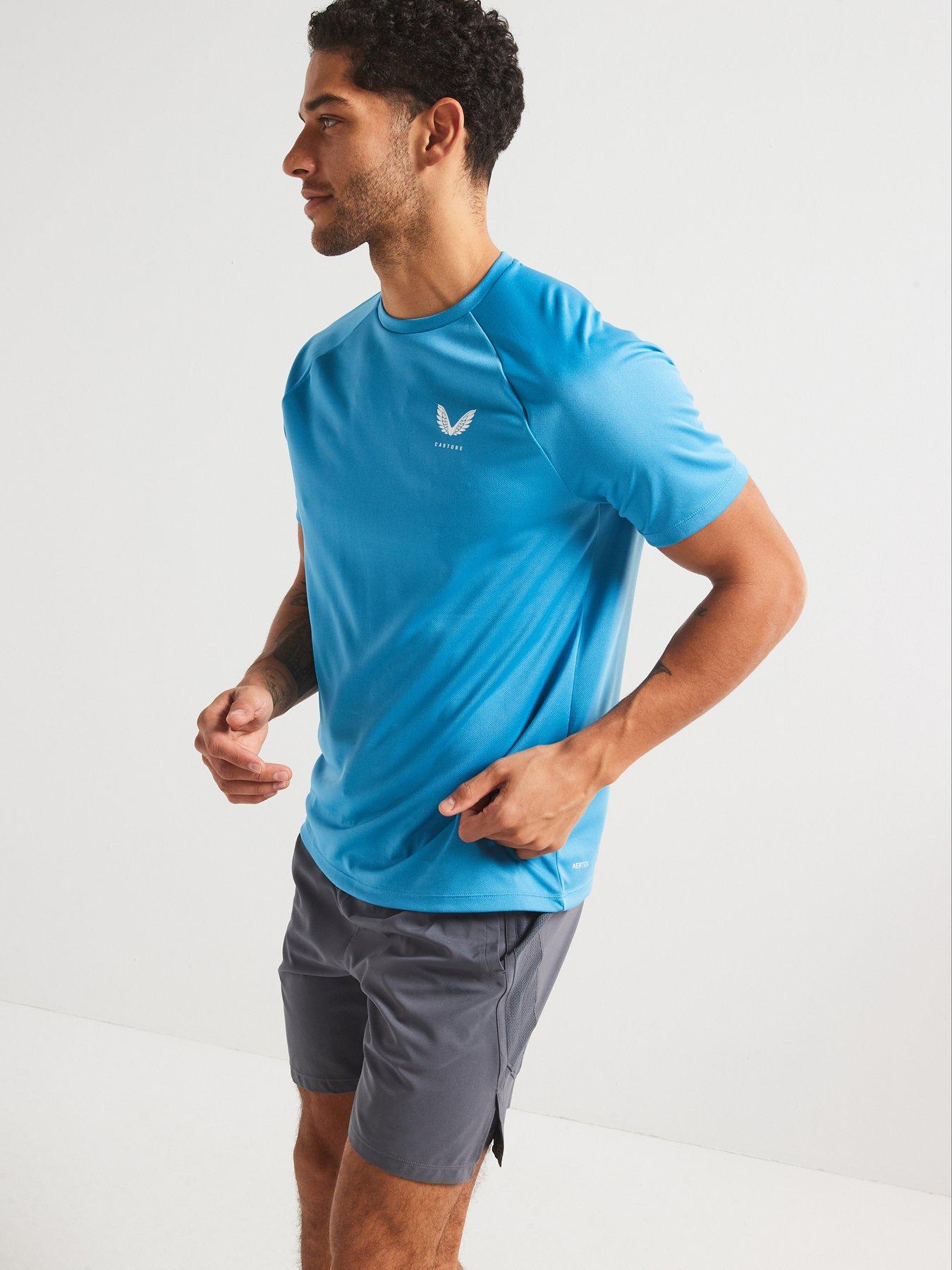 undefined Mens Training Adapt Short Sleeve T-Shirt - Blue