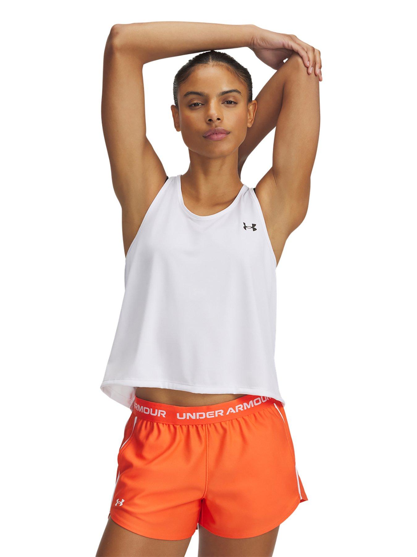 UNDER ARMOUR Womens Training Tech Swing Tank - White