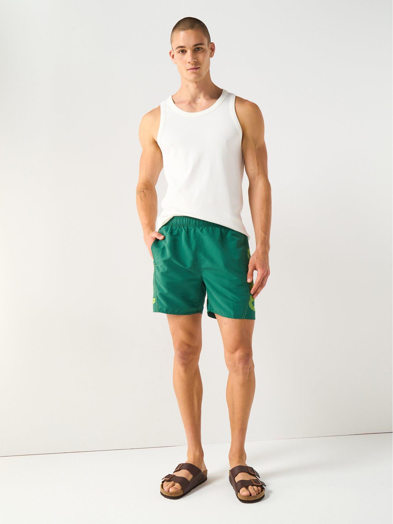 Image 3 of 4 of Arena Men's Fundamentals Logo Boxers - Green