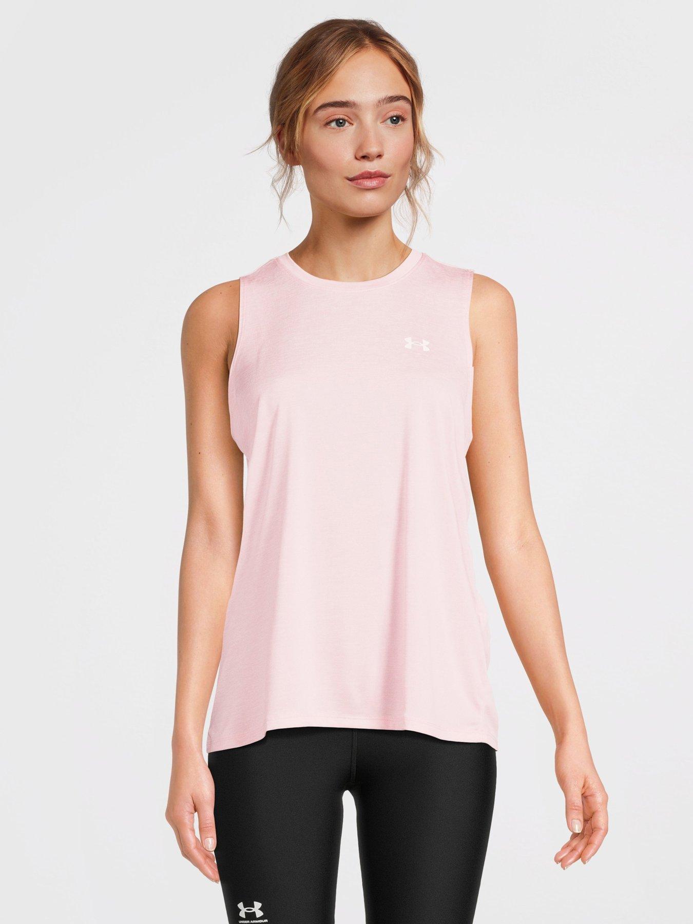Image 1 of 5 of UNDER ARMOUR Women's Training Tech Twist Tank - Pink