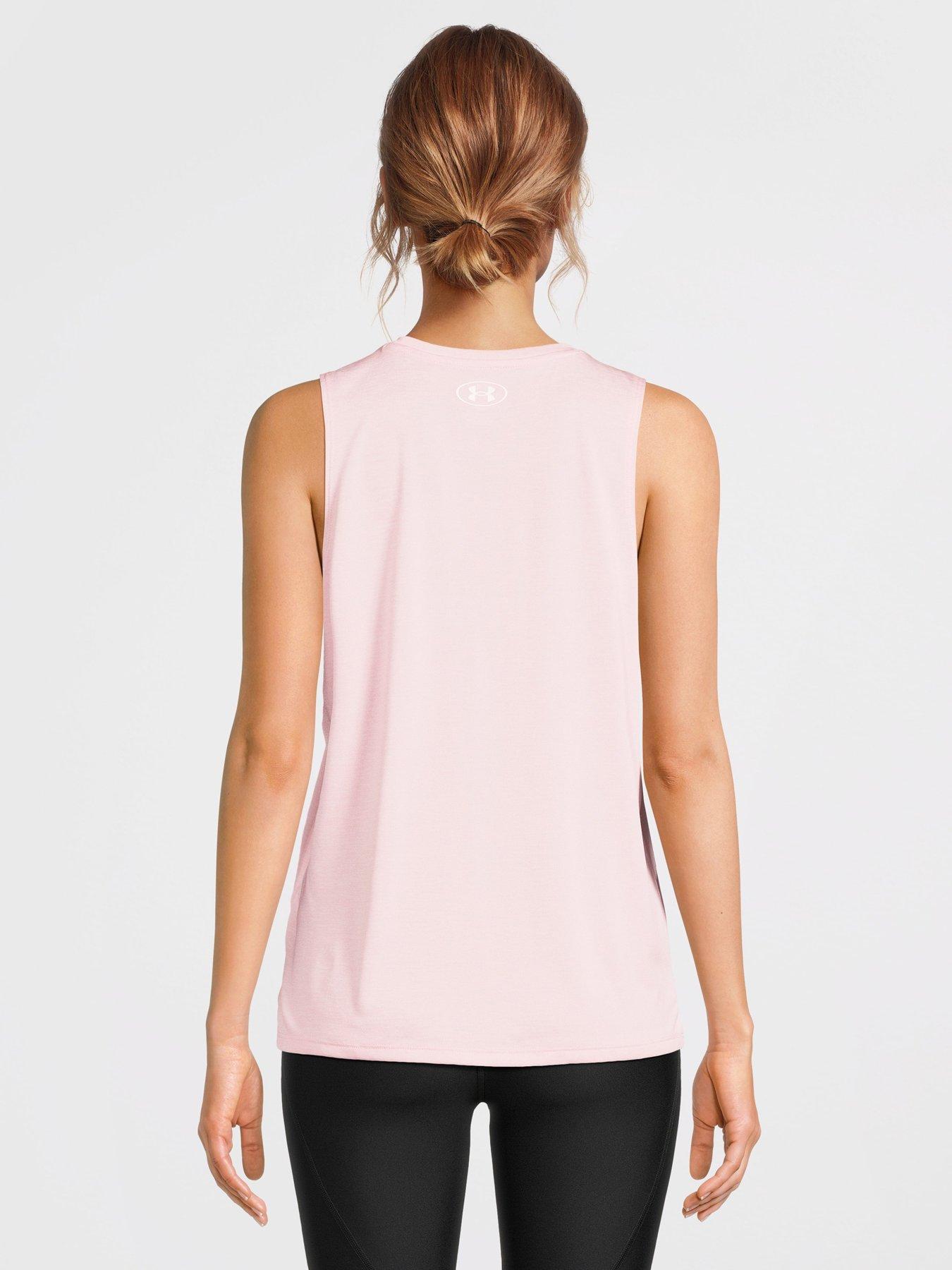 Image 2 of 5 of UNDER ARMOUR Women's Training Tech Twist Tank - Pink