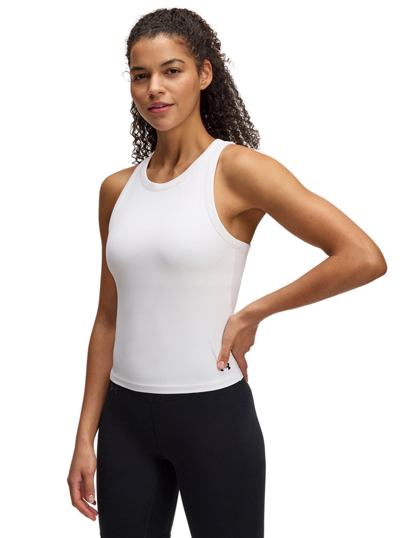 undefined Womens Training Motion High Neck Tank - White