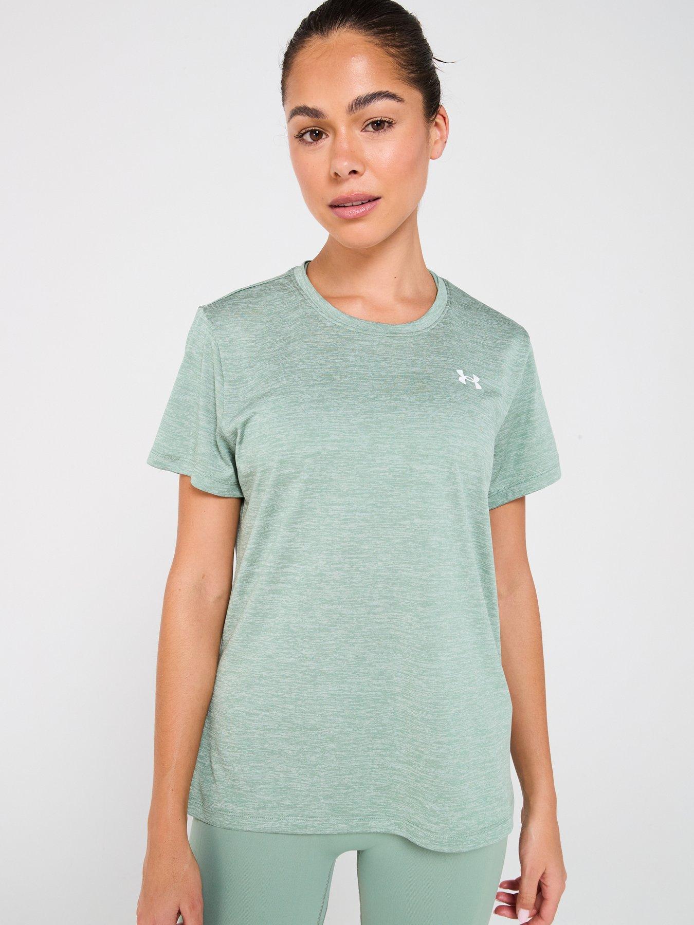 Image 1 of 6 of UNDER ARMOUR Womens Training Tech Twist T-Shirt - Green