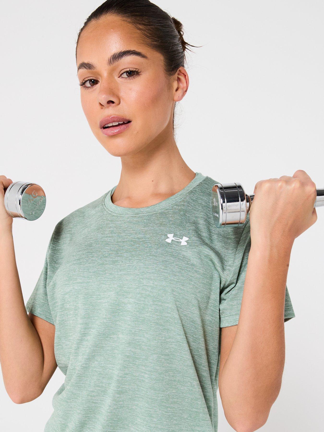 Image 4 of 6 of UNDER ARMOUR Womens Training Tech Twist T-Shirt - Green