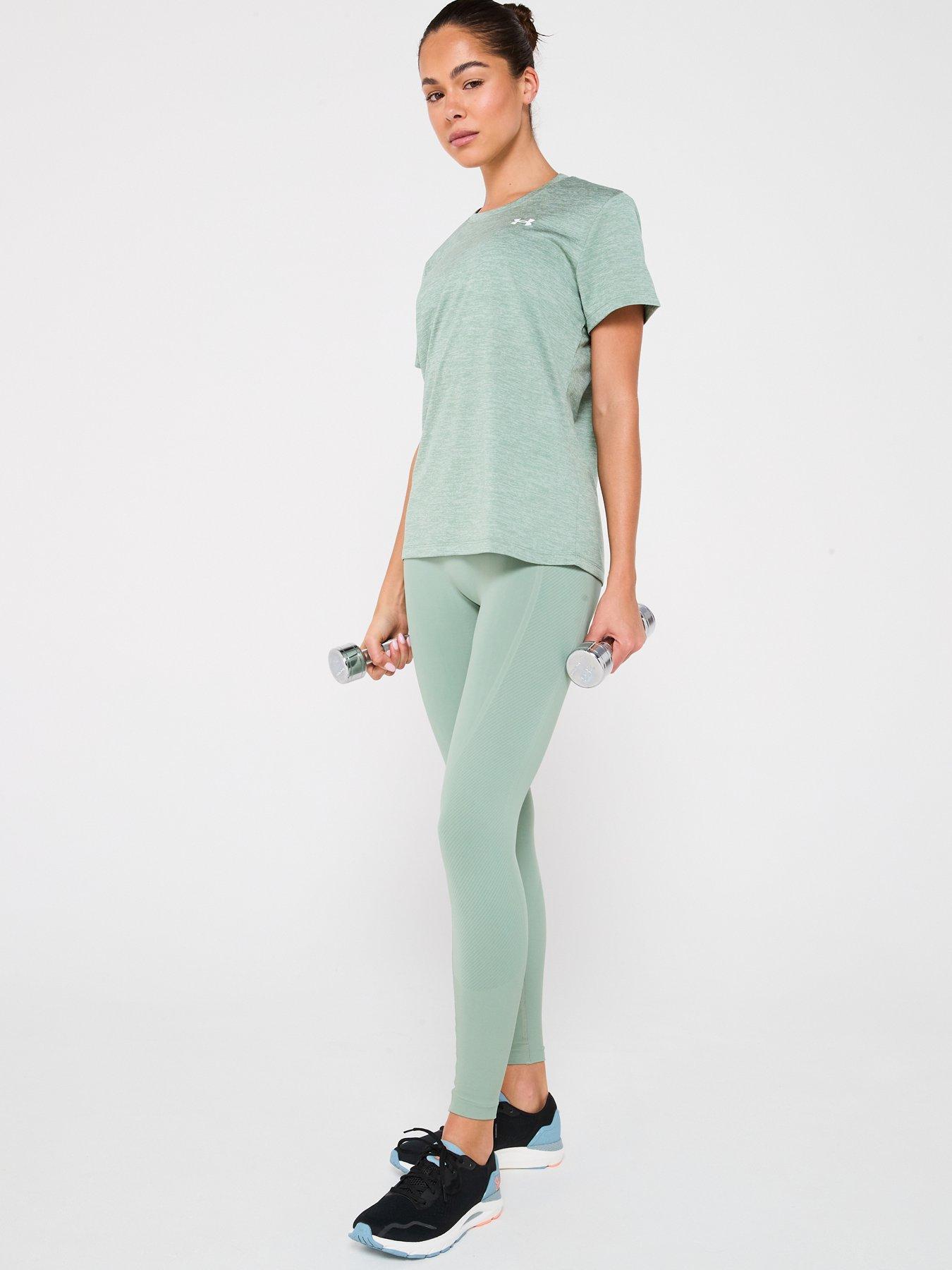 Image 6 of 6 of UNDER ARMOUR Womens Training Tech Twist T-Shirt - Green