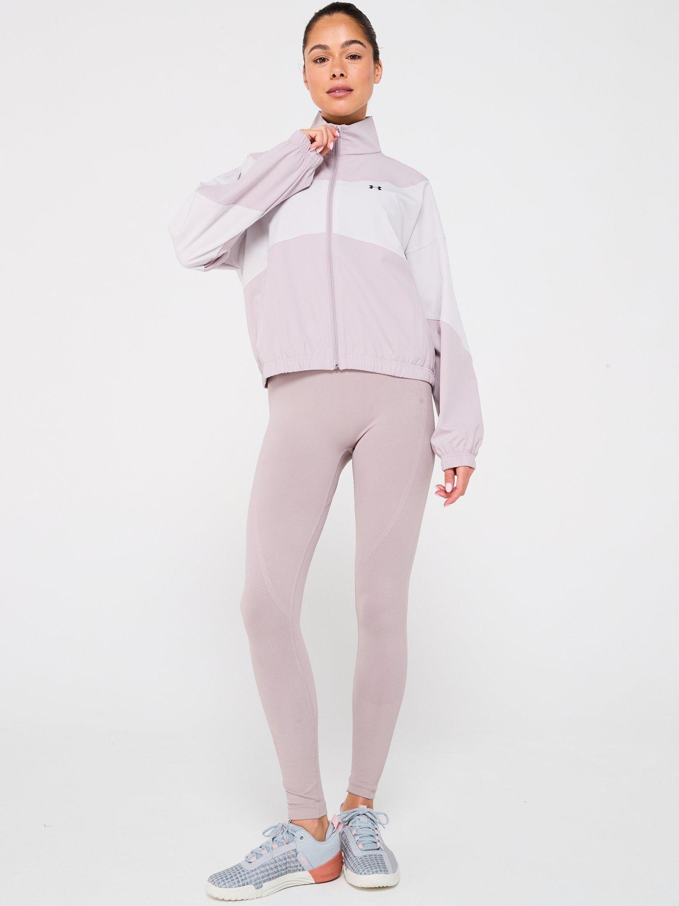Image 3 of 6 of UNDER ARMOUR Womens Training Rival Woven Jacket - Grey