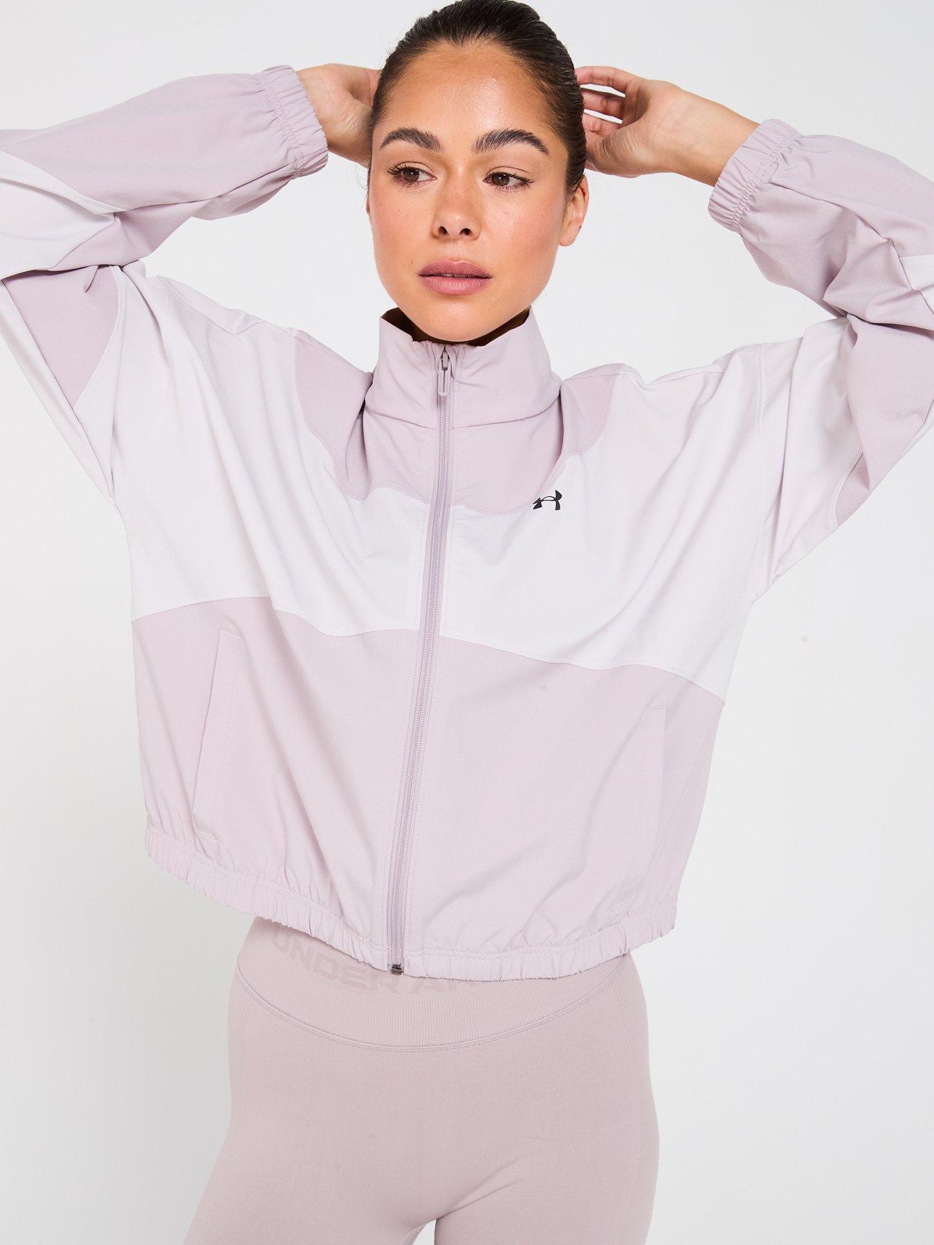 Image 6 of 6 of UNDER ARMOUR Womens Training Rival Woven Jacket - Grey