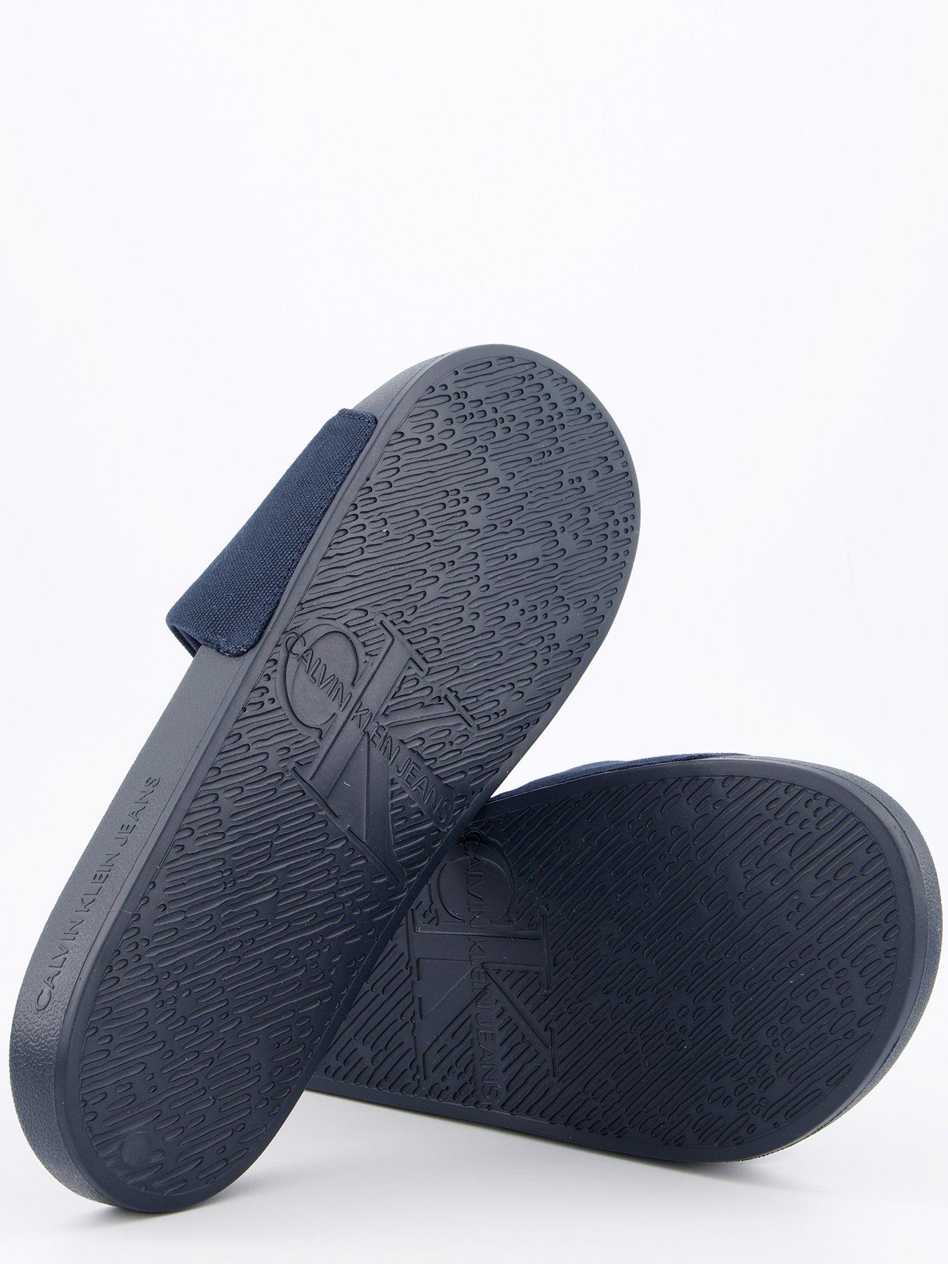 Image 4 of 6 of Calvin Klein Logo Sliders - Navy