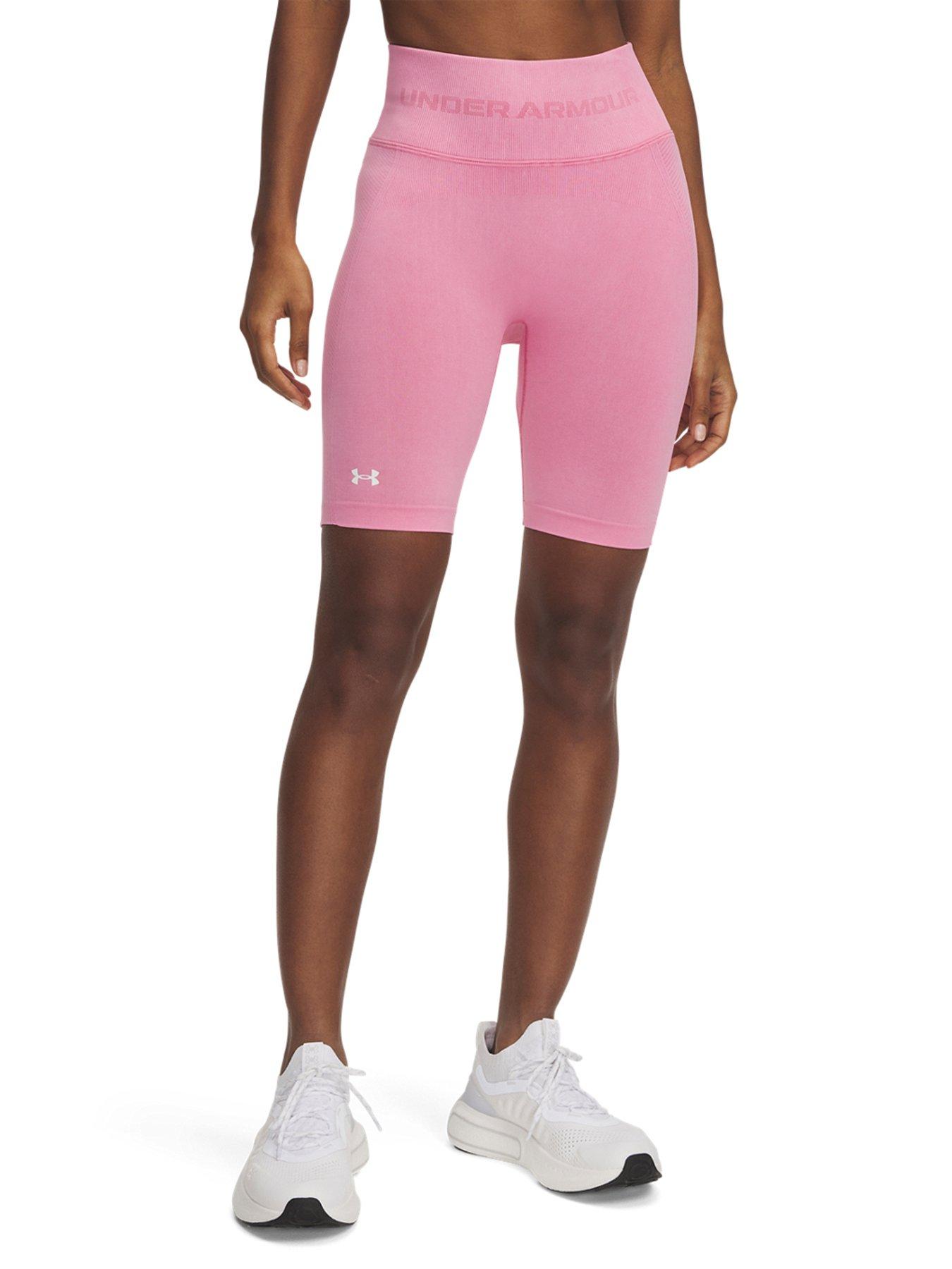 Under Armour Women'S Training Vanish Seamless Washed Shorts - Pink