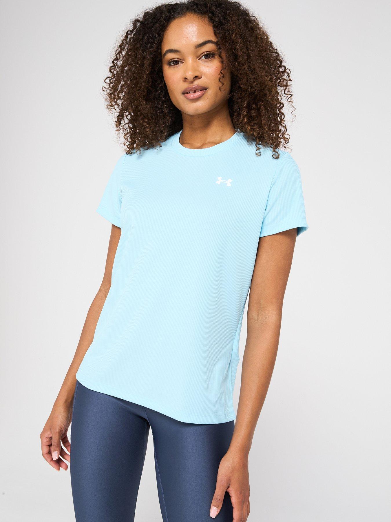 undefined Women's Training Tech Rib T-Shirt - Blue