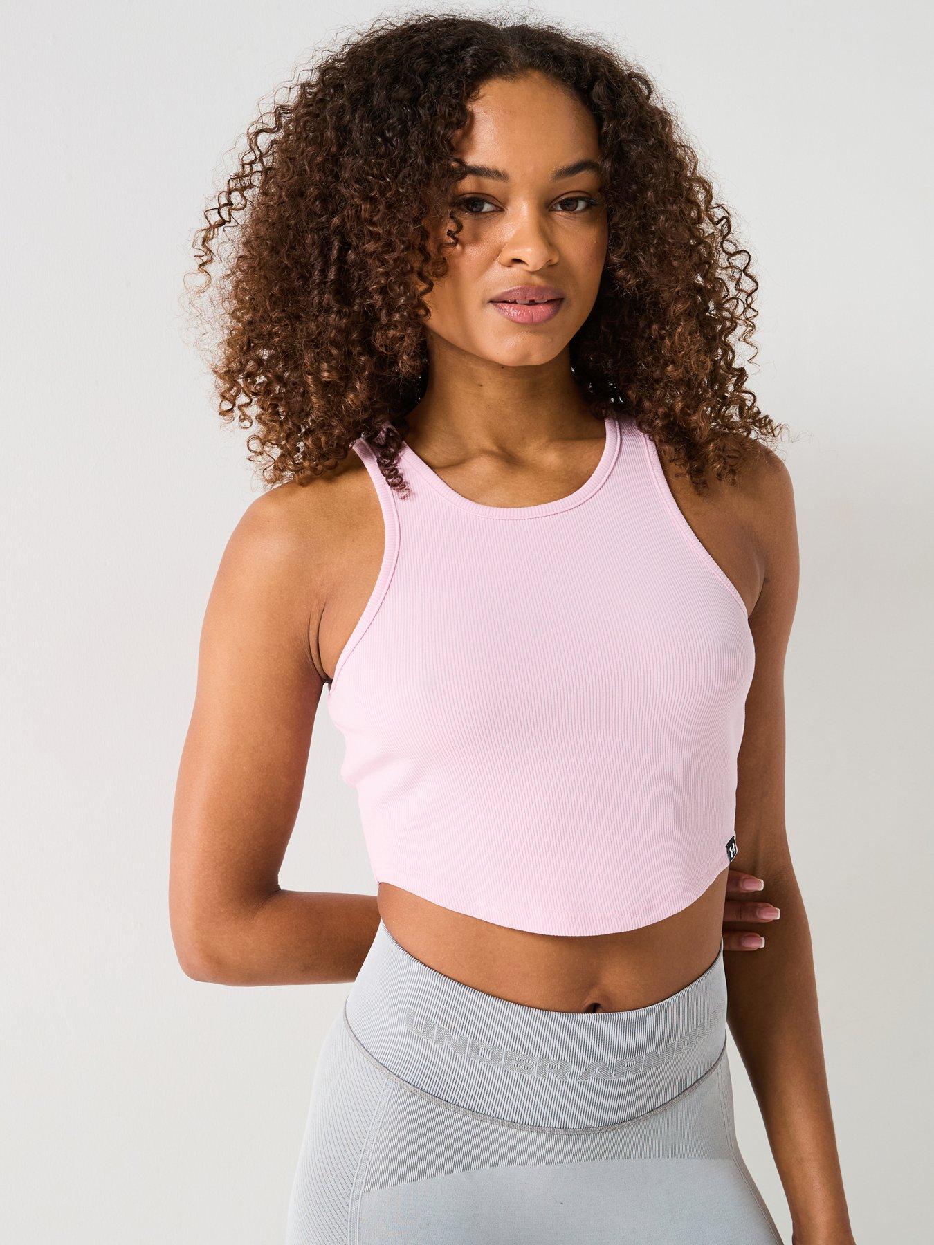 Under Armour Women'S Training Rival Rib Tank - Pink