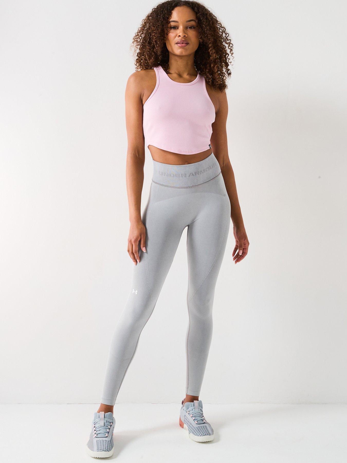 UNDER ARMOUR Women's Training Rival Rib Tank - Pink | Very