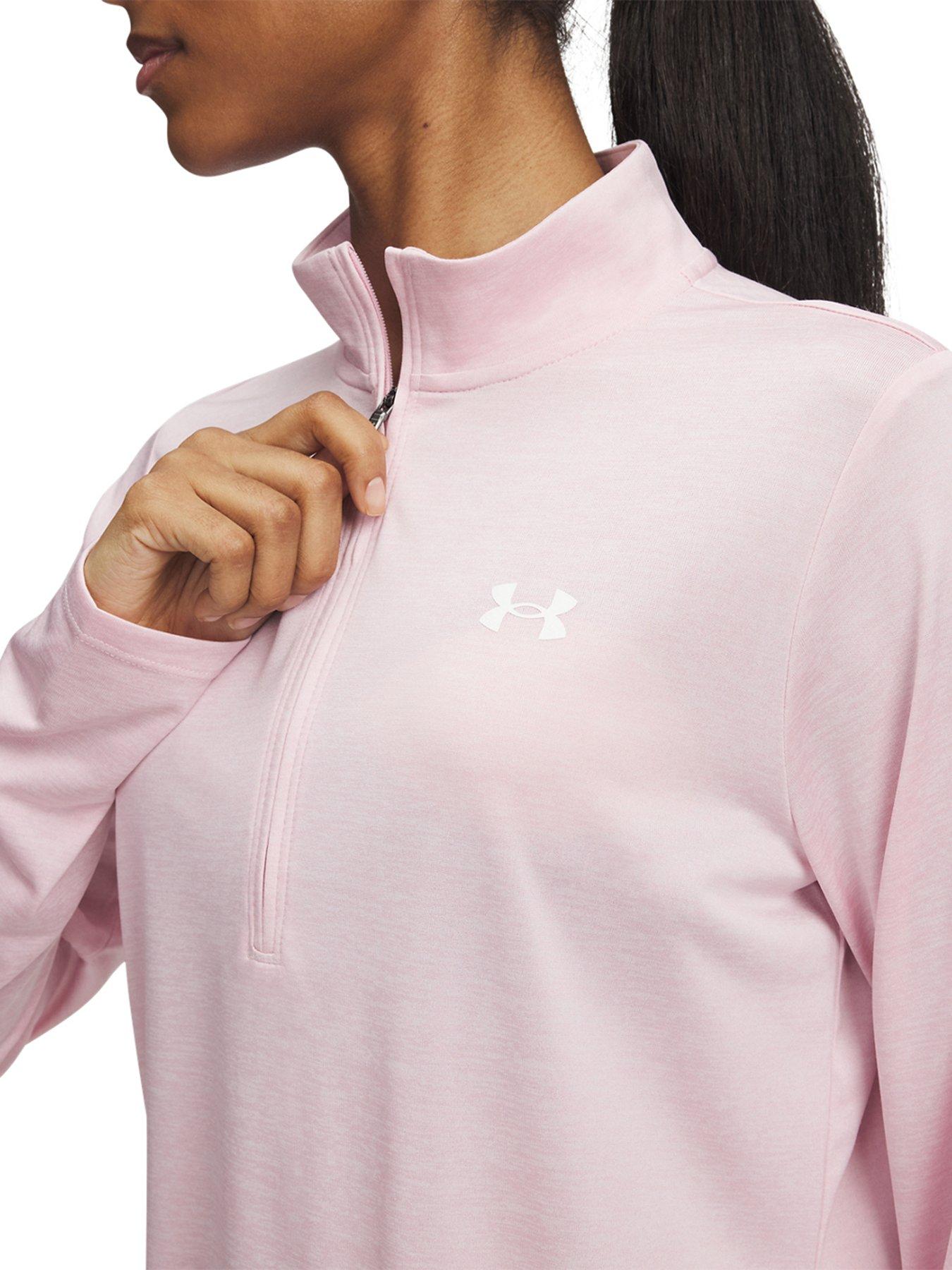 Image 3 of 3 of UNDER ARMOUR Women's Training Tech Twist 1/2 Zip Top - Pink