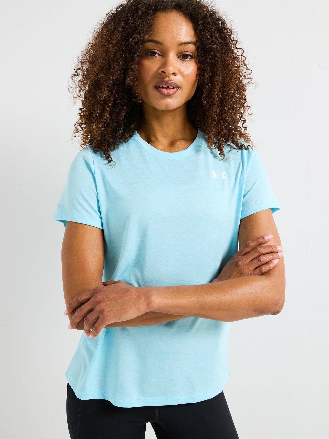 undefined Women's Training Tech Twist T-Shirt - Blue
