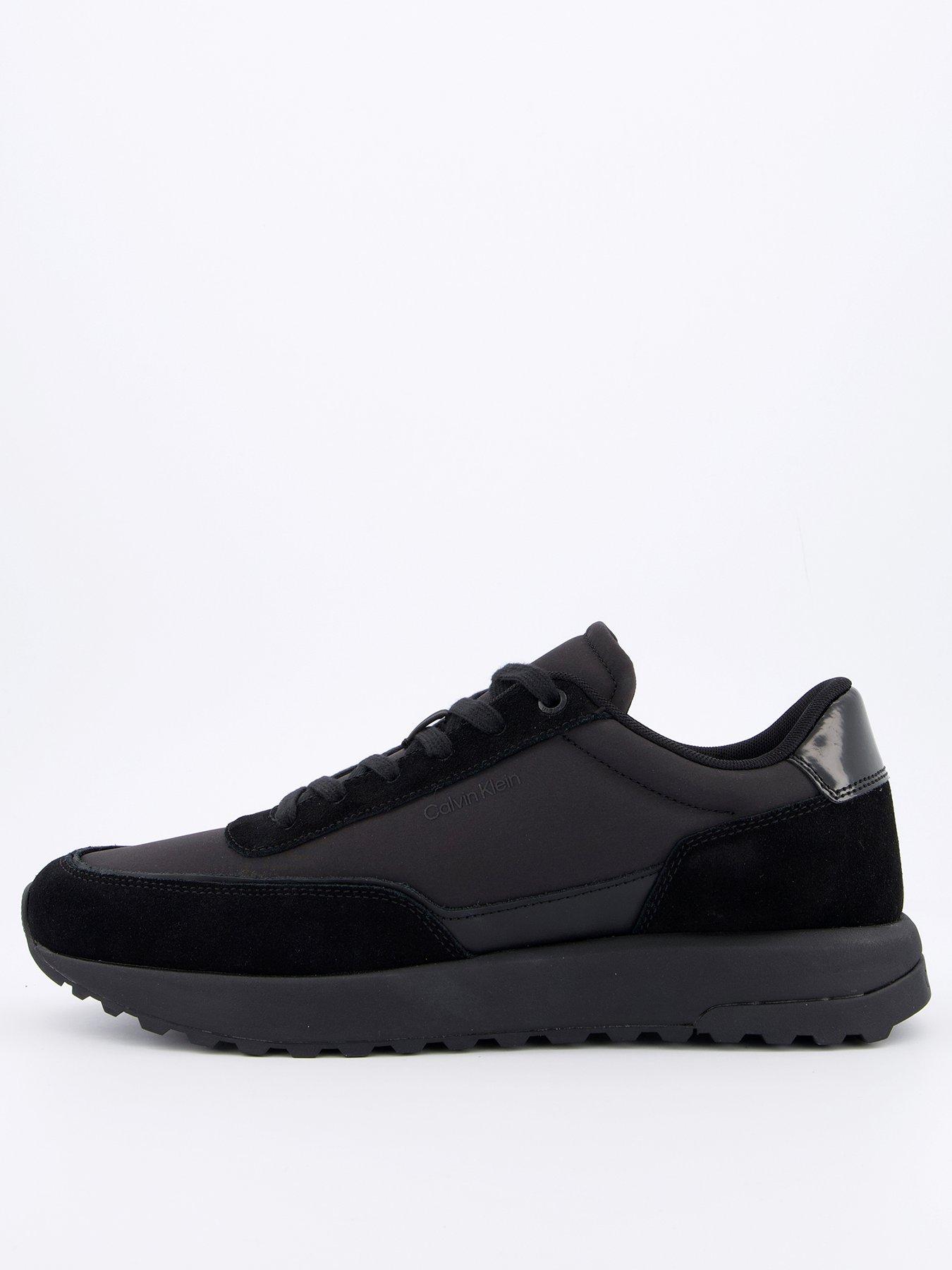 Calvin Klein Low Top Reprieve Mixed Media Running Shoes - Black