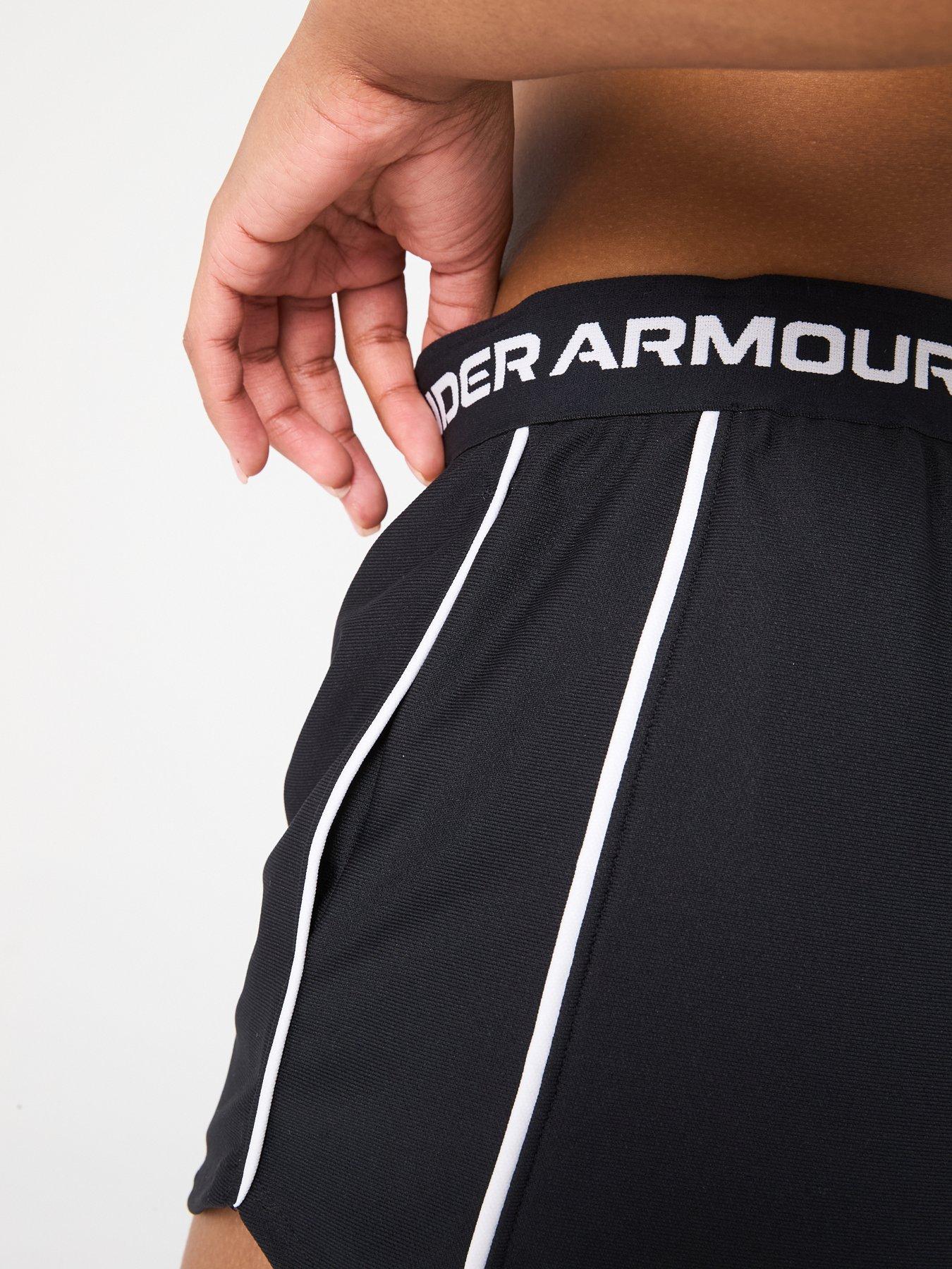 Image 4 of 5 of UNDER ARMOUR Women's Training Tech Play Up Shorts - Black