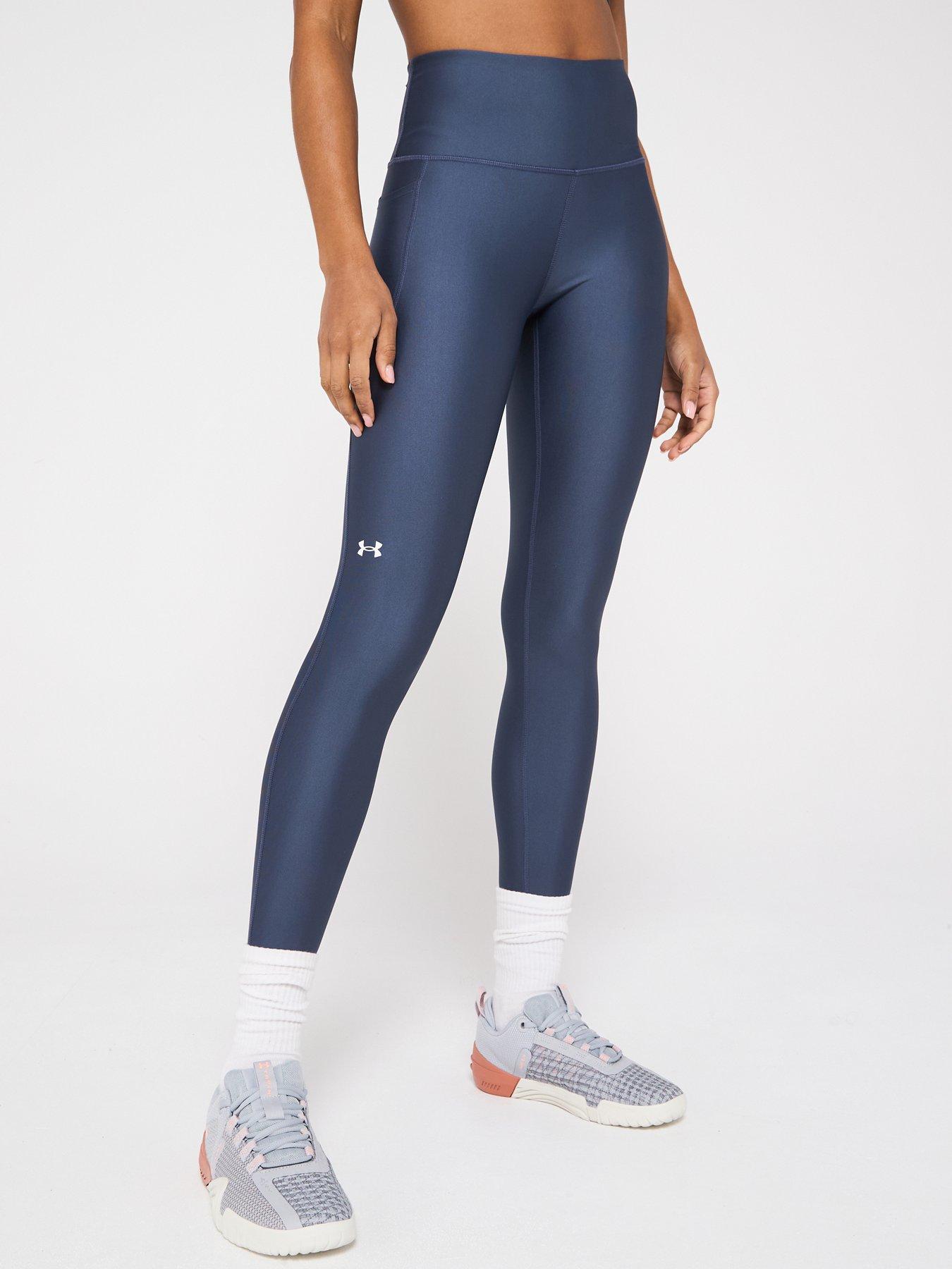 UNDER ARMOUR Womens Training Tech High Rise Tights Grey Very