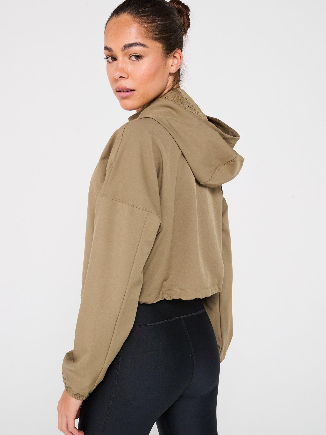 Image 2 of 6 of UNDER ARMOUR Womens Training Unstoppable Woven Hooded Jacket - Green