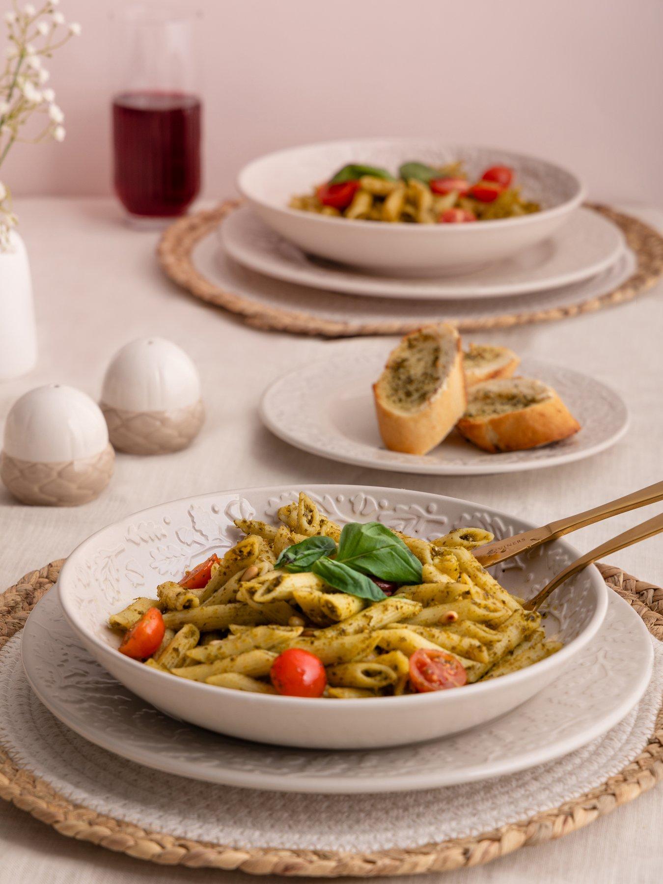 Image 4 of 4 of Price & Kensington Acorn Set Of 4 Pasta Bowls