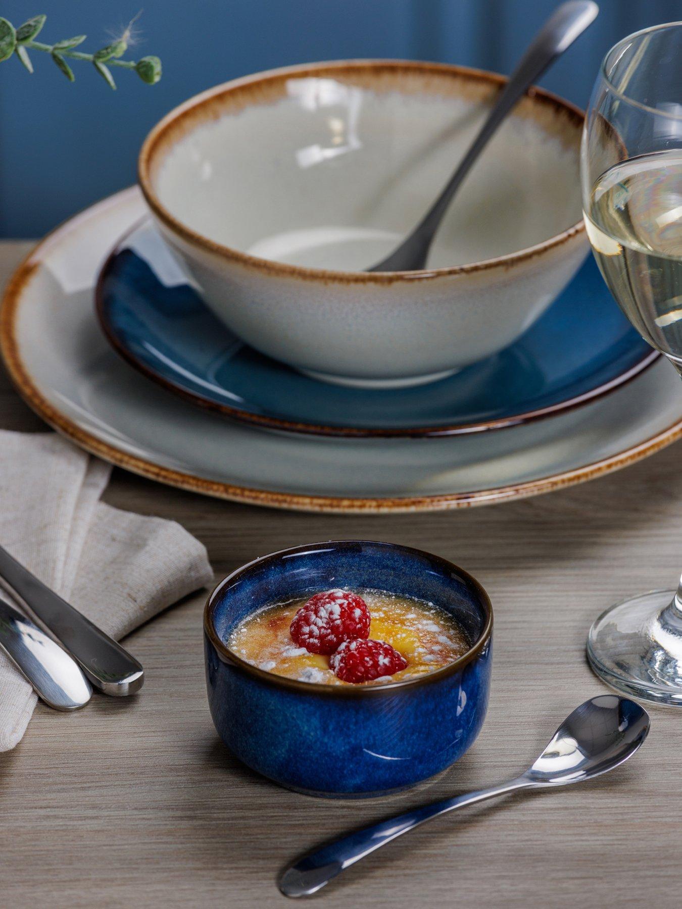 Mason Cash Reactive Set of 4 Ramekins in Blue