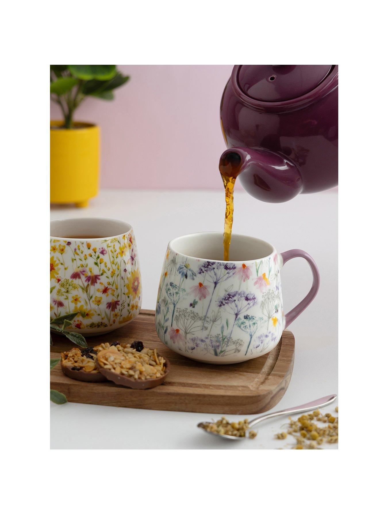 Price & Kensington Set of 4 Daisy Mugs