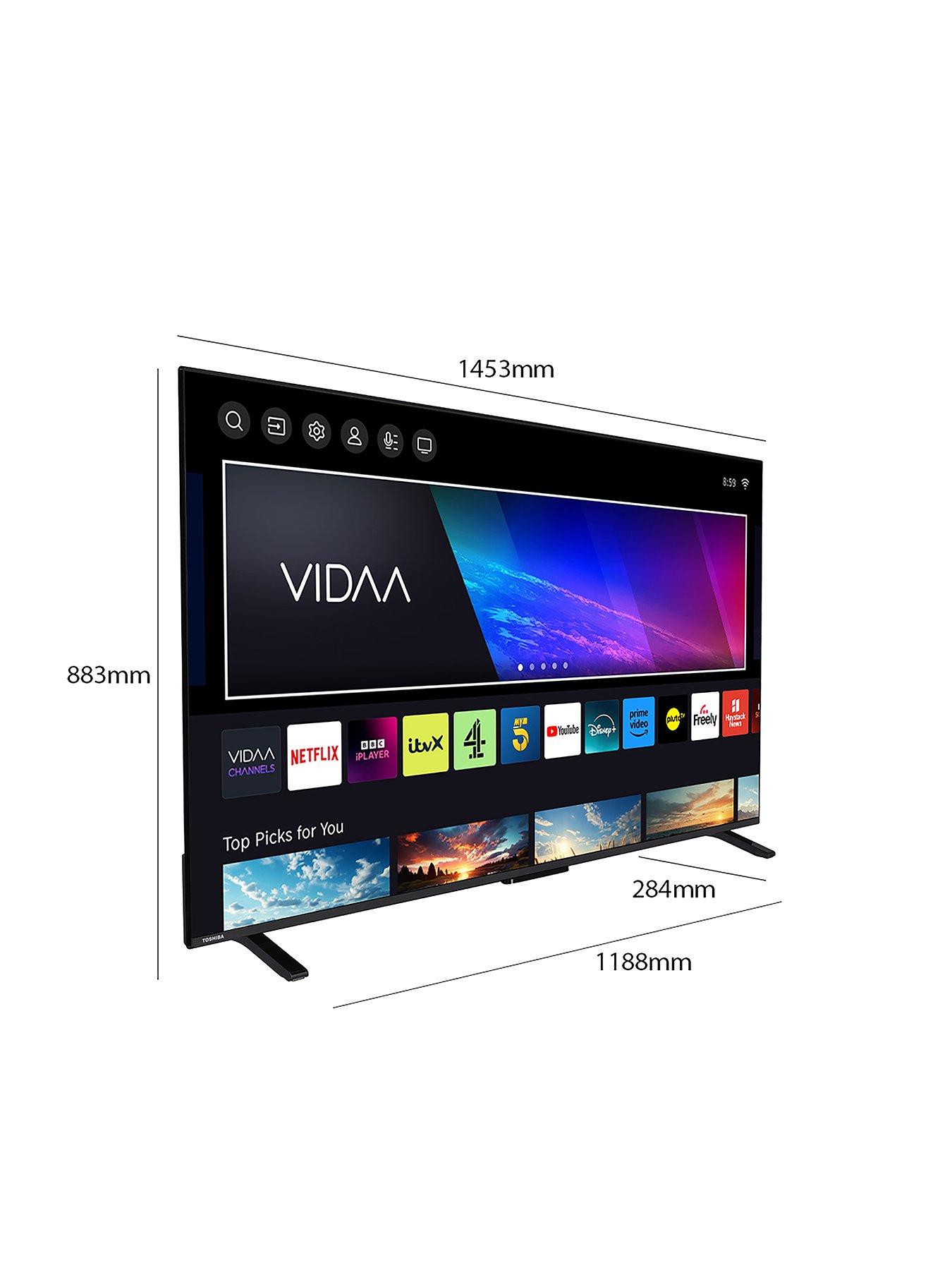 Image 2 of 6 of Toshiba 65UV2F53DBU 65-inch 4K Ultra HD Smart TV - TRU Resolution, TRU Micro Dimming, HDR10, Dolby Audio