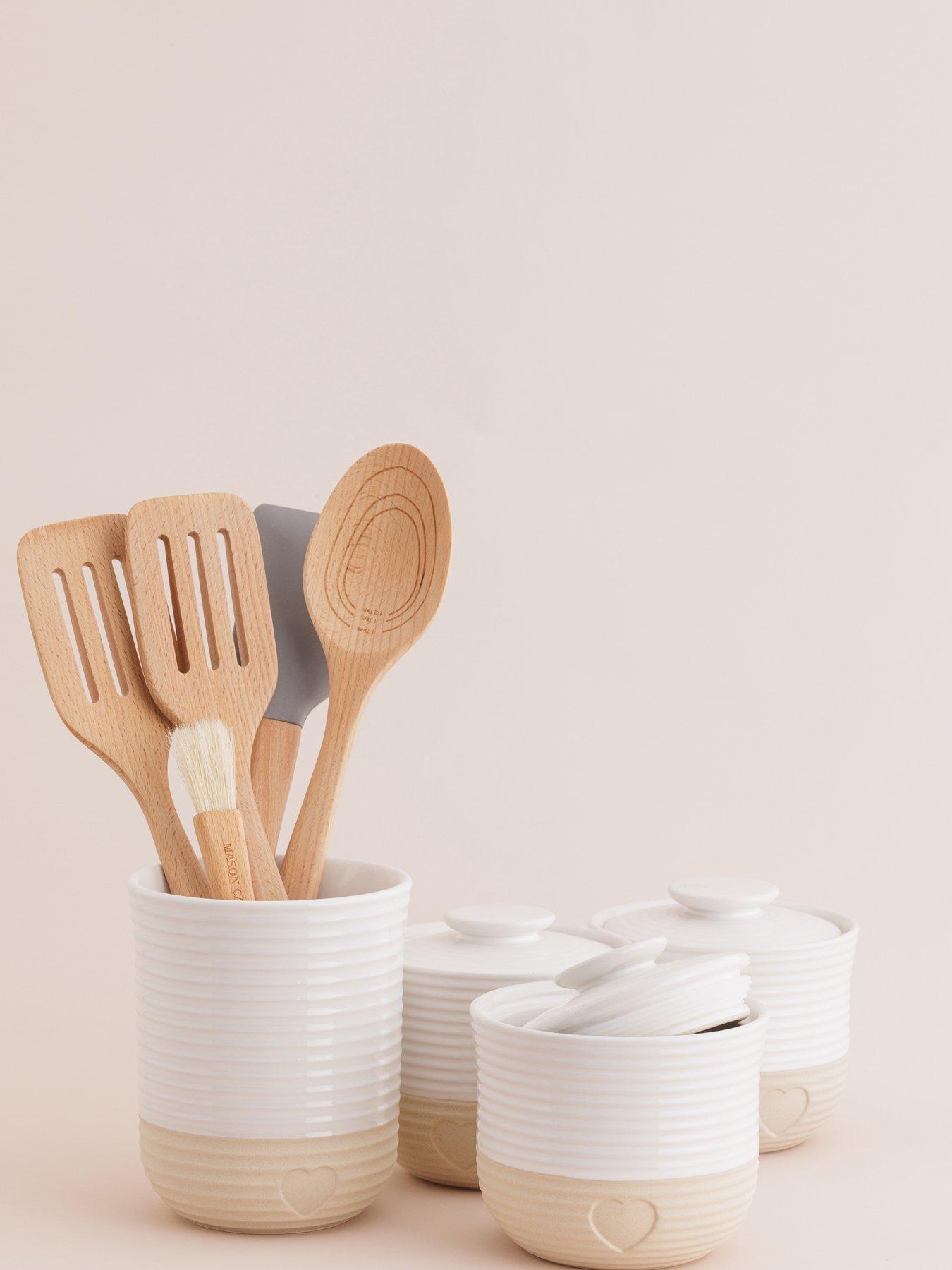 Image 4 of 5 of Mason Cash Rustic Charm Utensil Jar