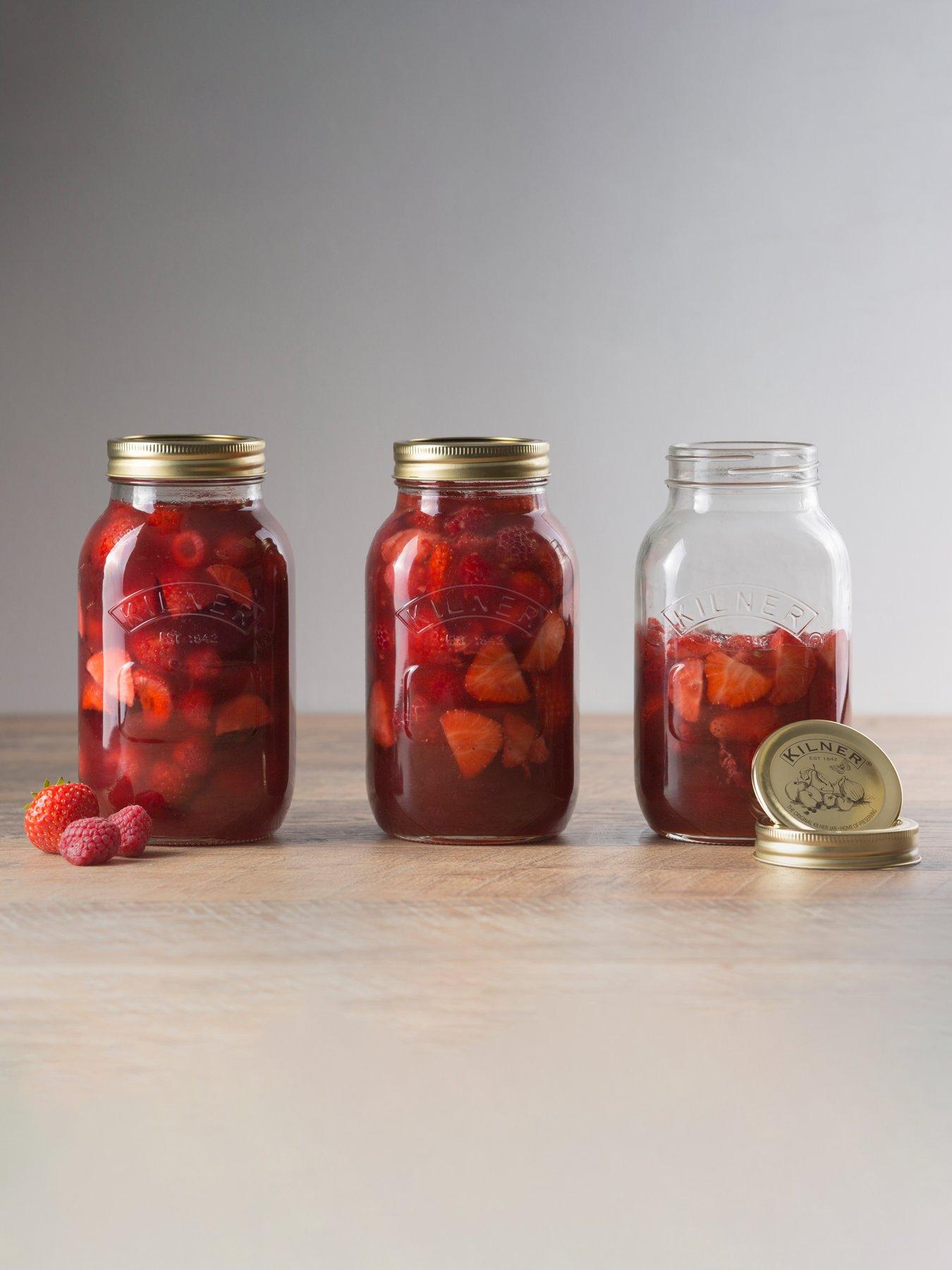 Image 3 of 7 of KILNER Set Of 4 Preserve Jars 0.5l