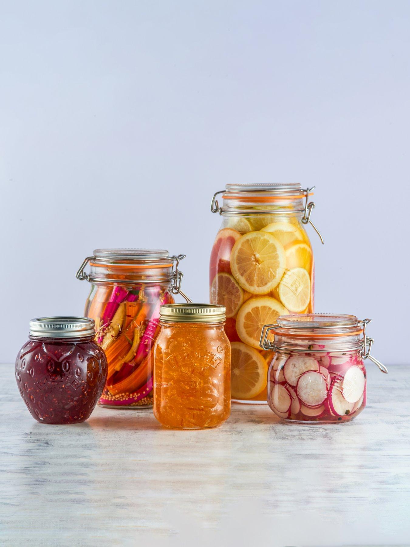 Image 5 of 7 of KILNER Set Of 4 Preserve Jars 0.5l