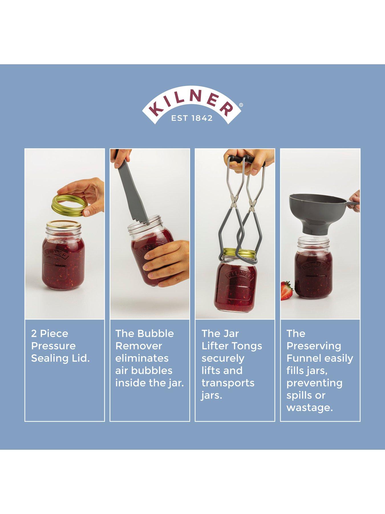 Image 7 of 7 of KILNER Set Of 4 Preserve Jars 0.5l
