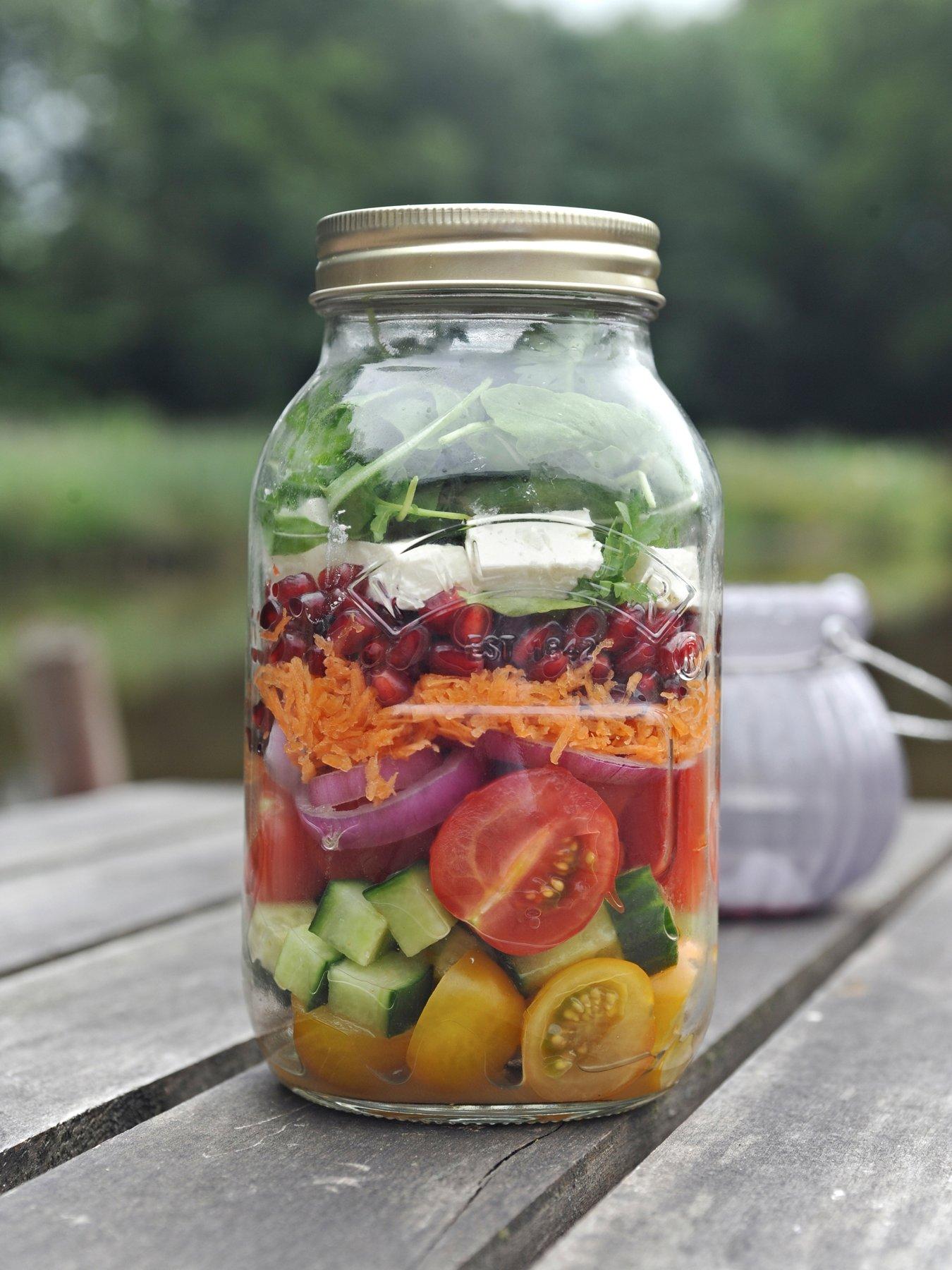 Image 1 of 7 of KILNER Set Of 4 Preserve Jars 1l
