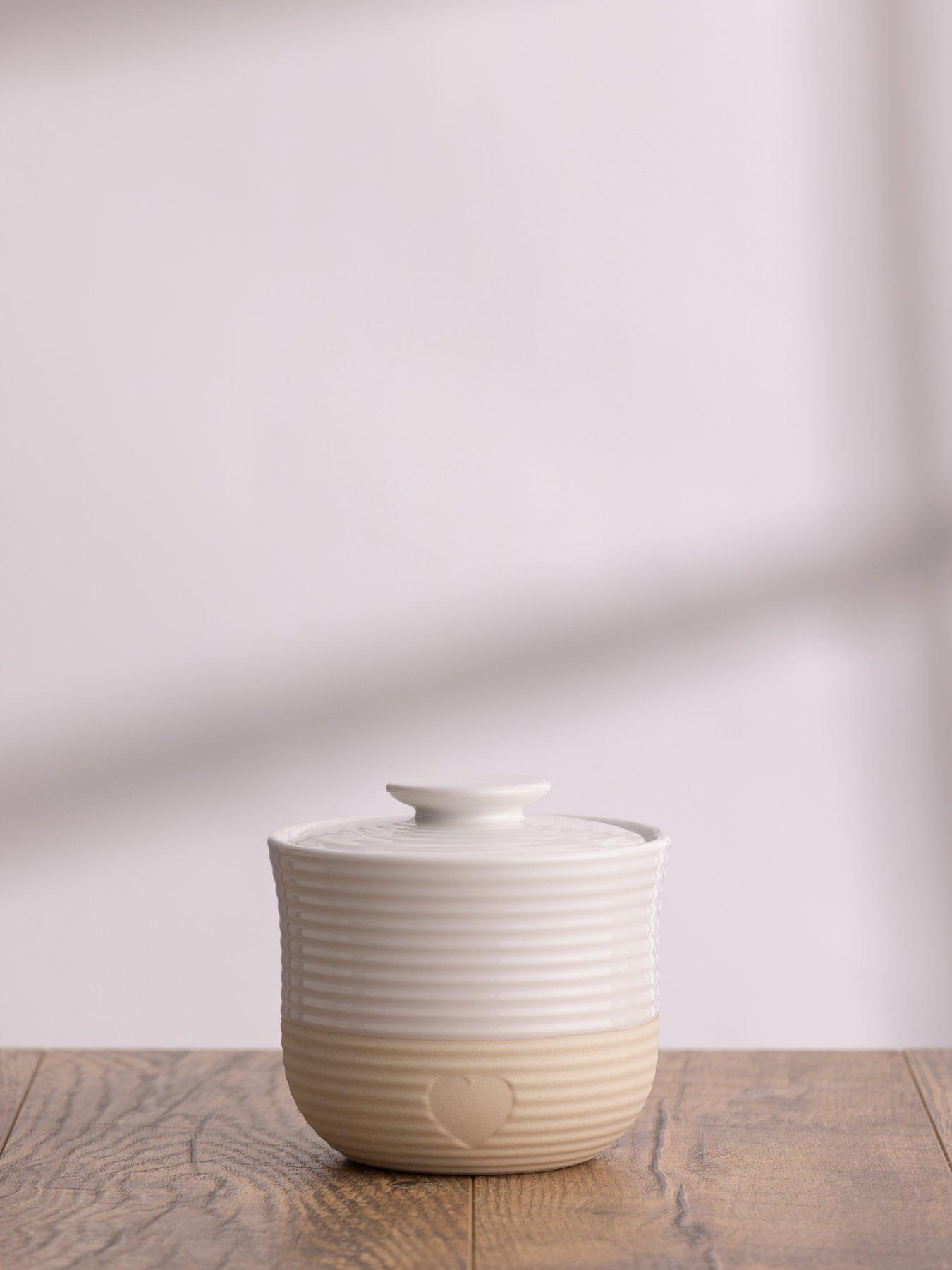 Product photograph of Mason Cash Rustic Charm Set Of 3 Storage Jars from very.co.uk