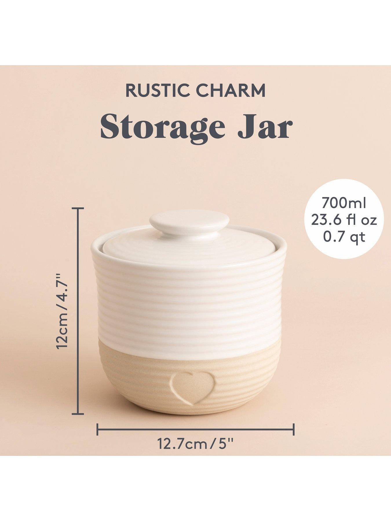 Image 4 of 6 of Mason Cash Rustic Charm Set of 3 Storage Jars