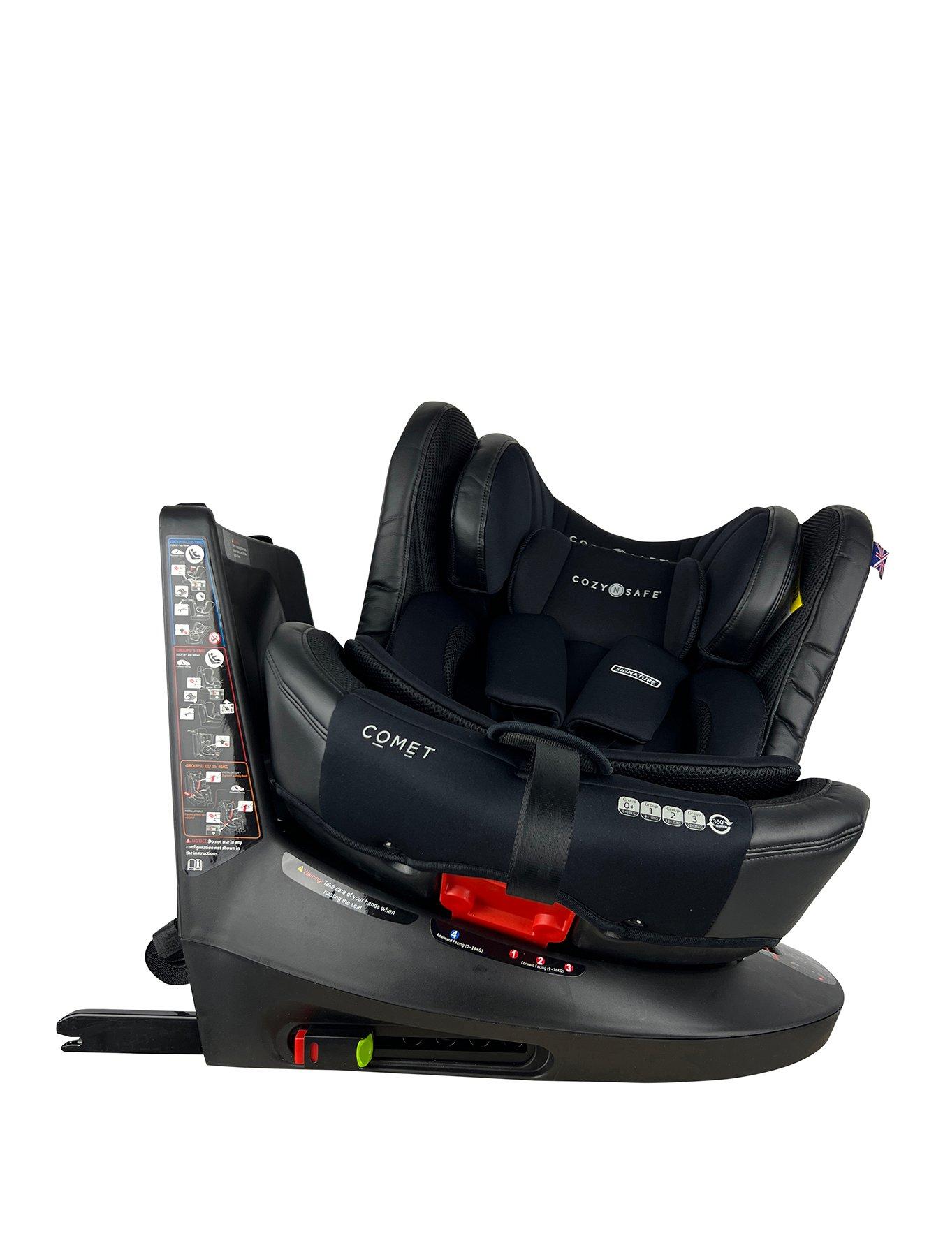 Image 1 of 8 of Cozy N Safe Comet 360&deg; Group 0+/1/2/3 (Birth&nbsp;-&nbsp;36kg)&nbsp;Rotation Car Seat - Onyx